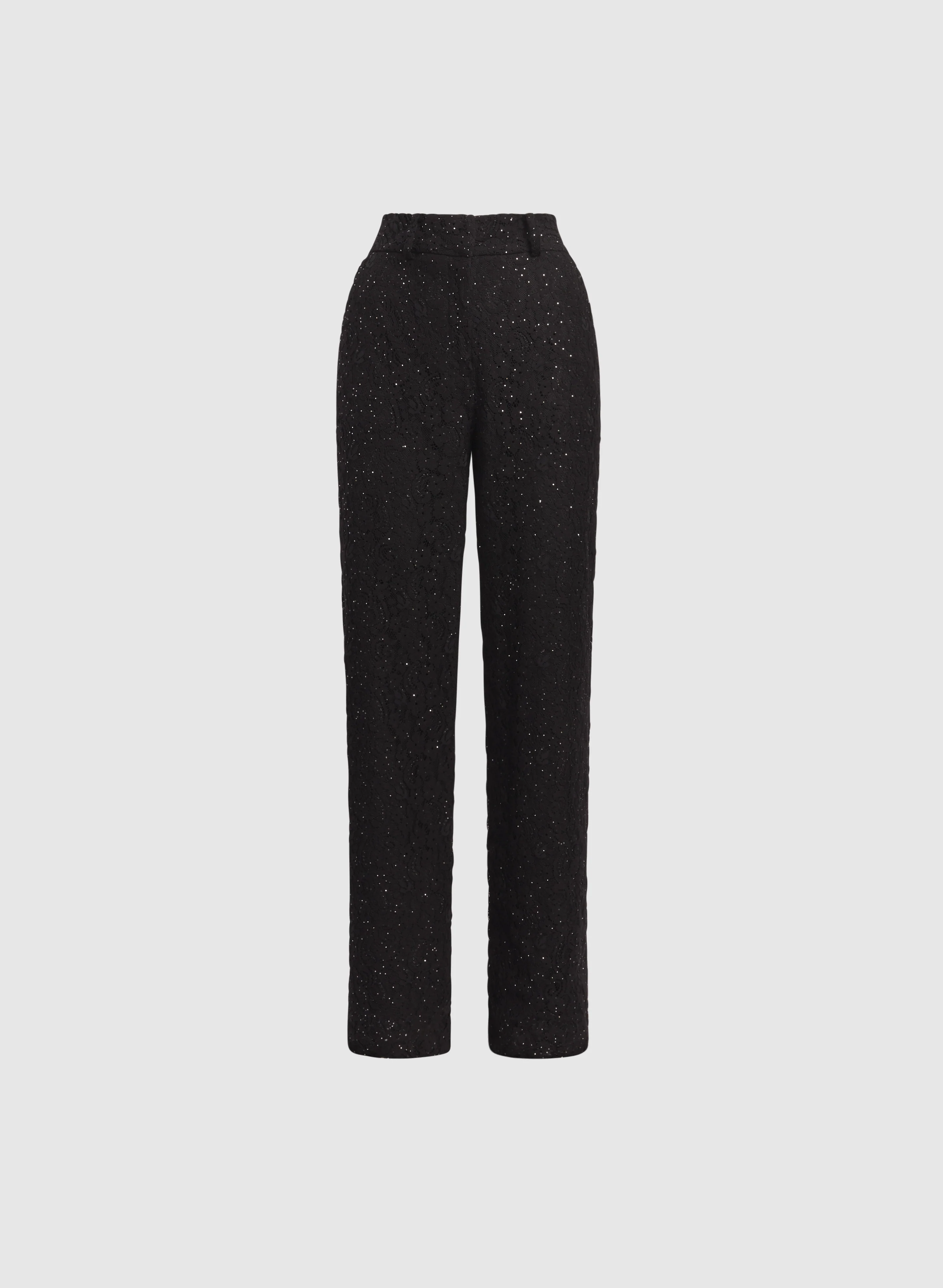 Sequined Lace Wide-Leg Pants - Image 6