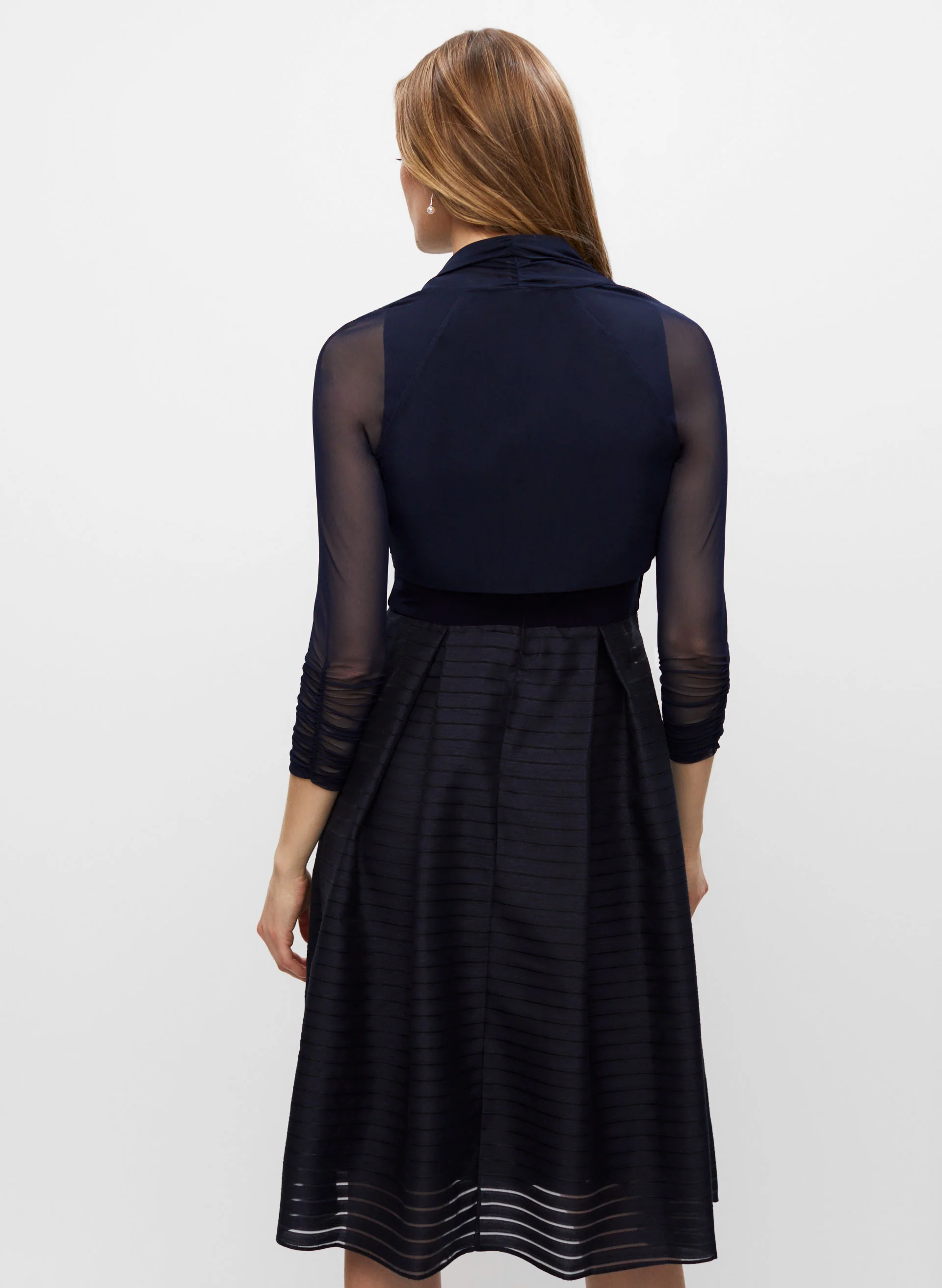 Sheer Sleeve Mesh Bolero - Image 4