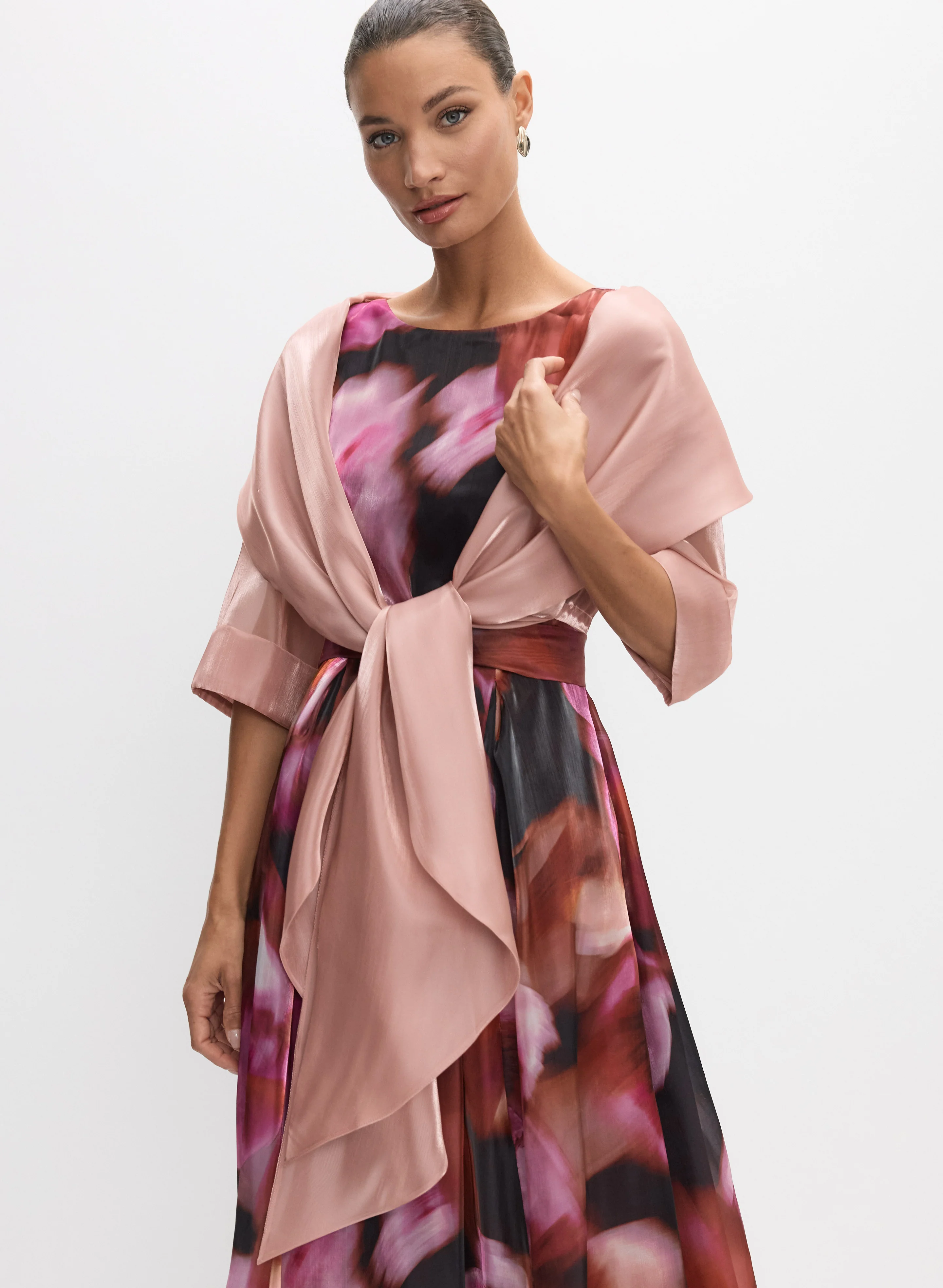 Shimmer Organza Bolero