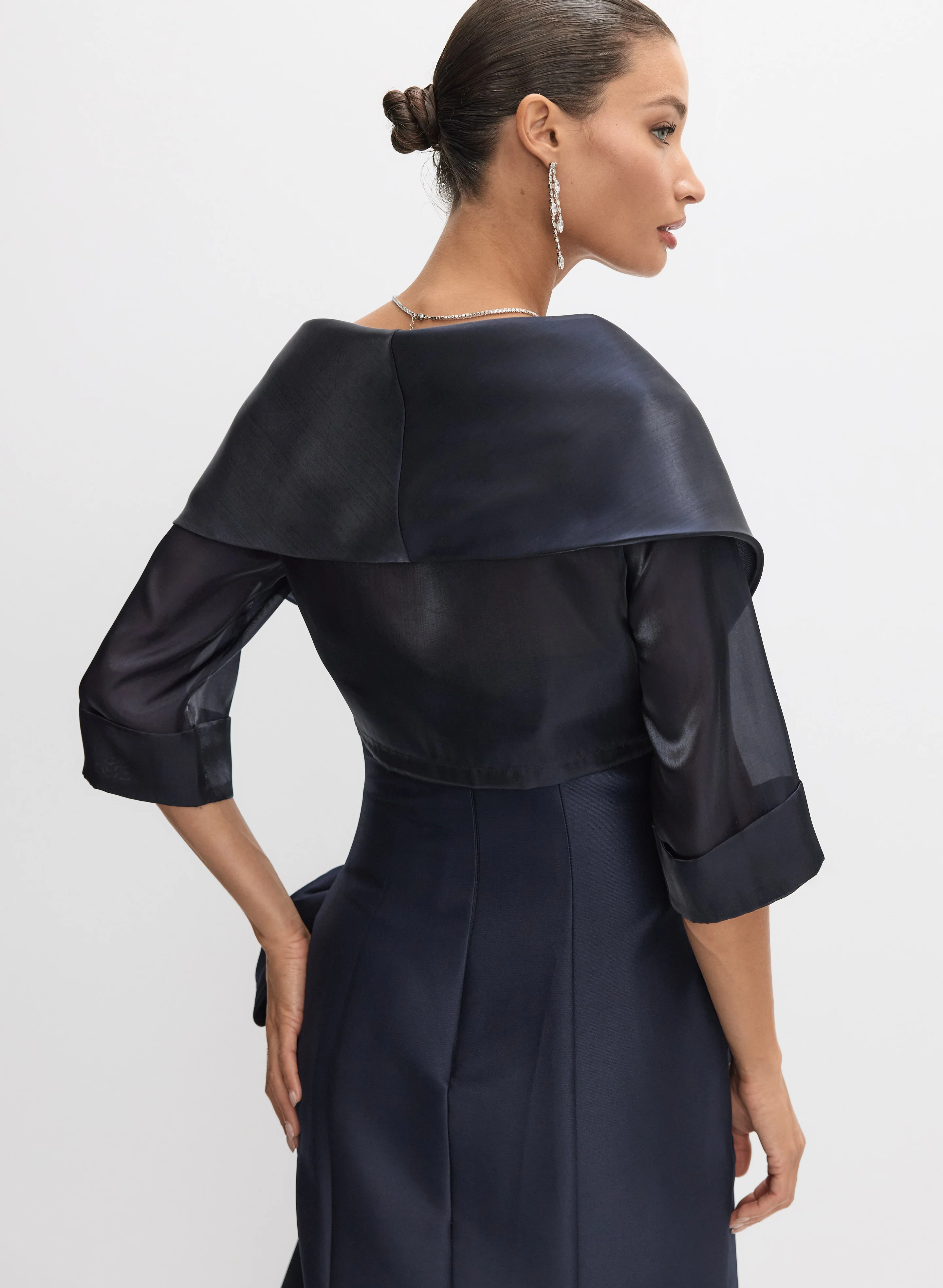 Shimmer Organza Bolero - Image 4