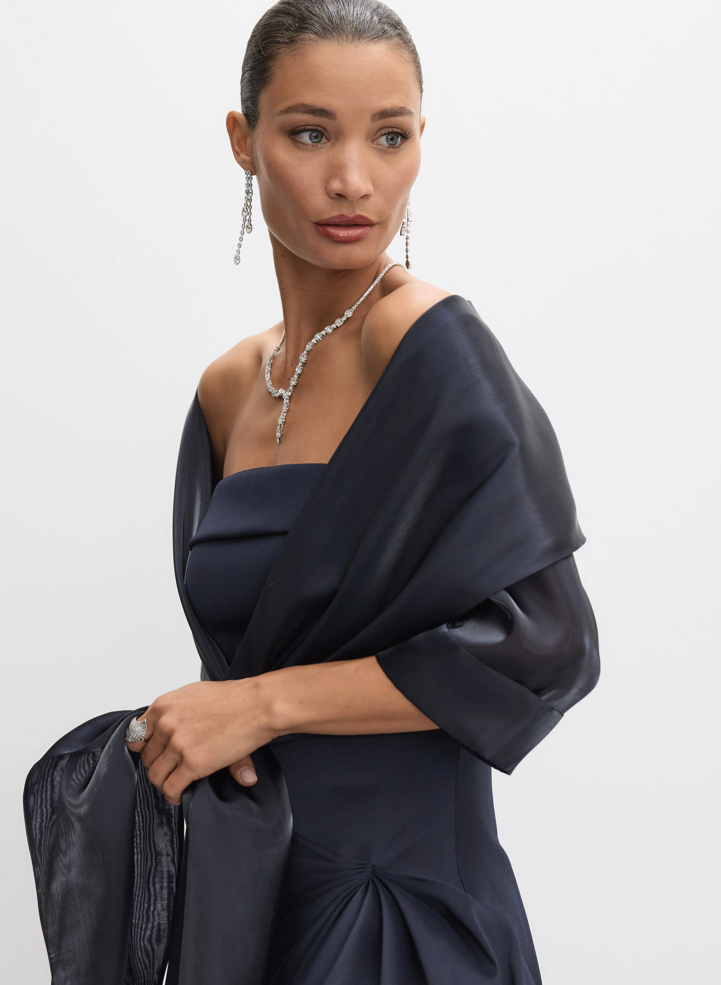 Shimmer Organza Bolero - Image 5