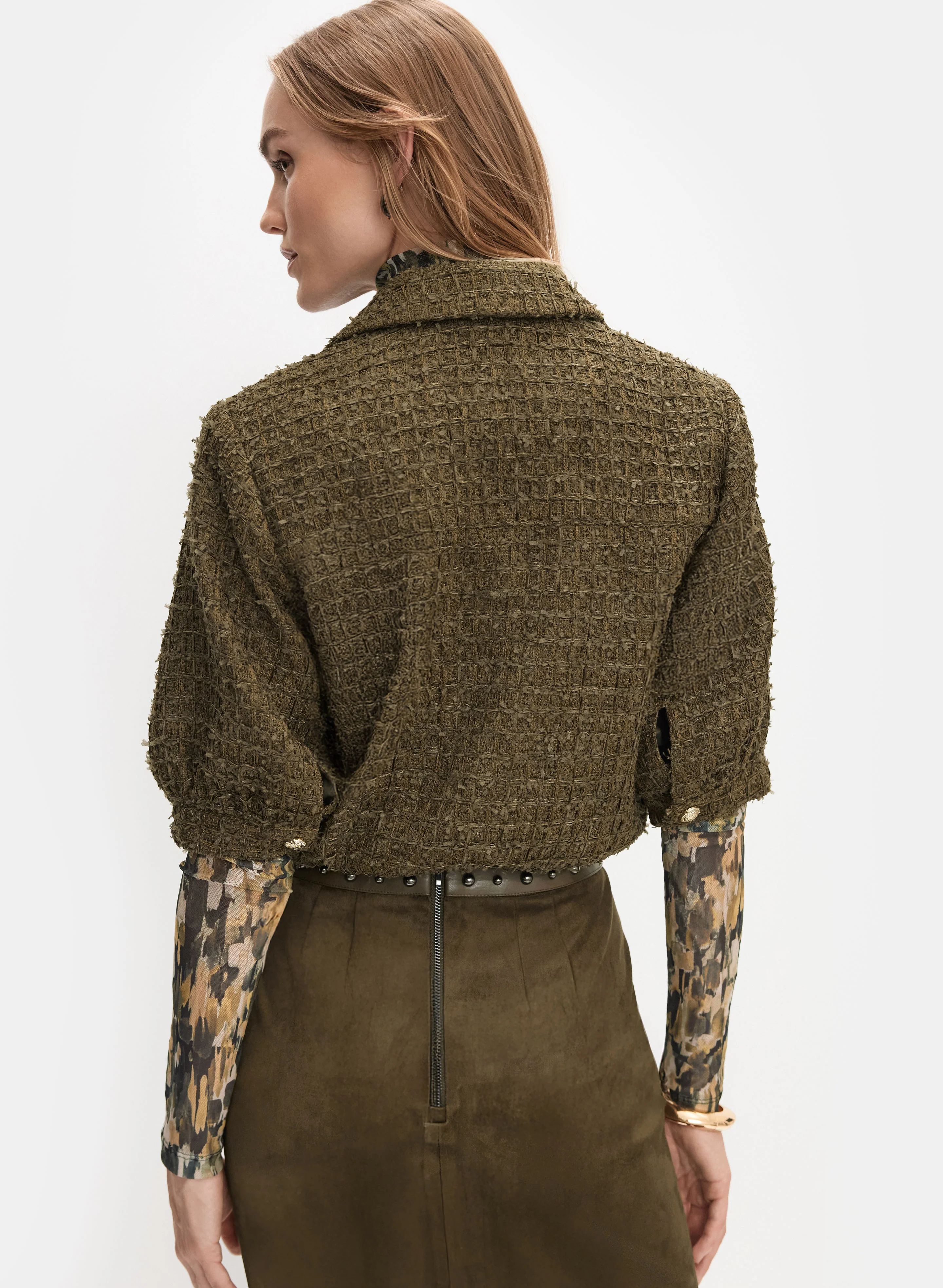 Short Boucle Jacket - Image 4