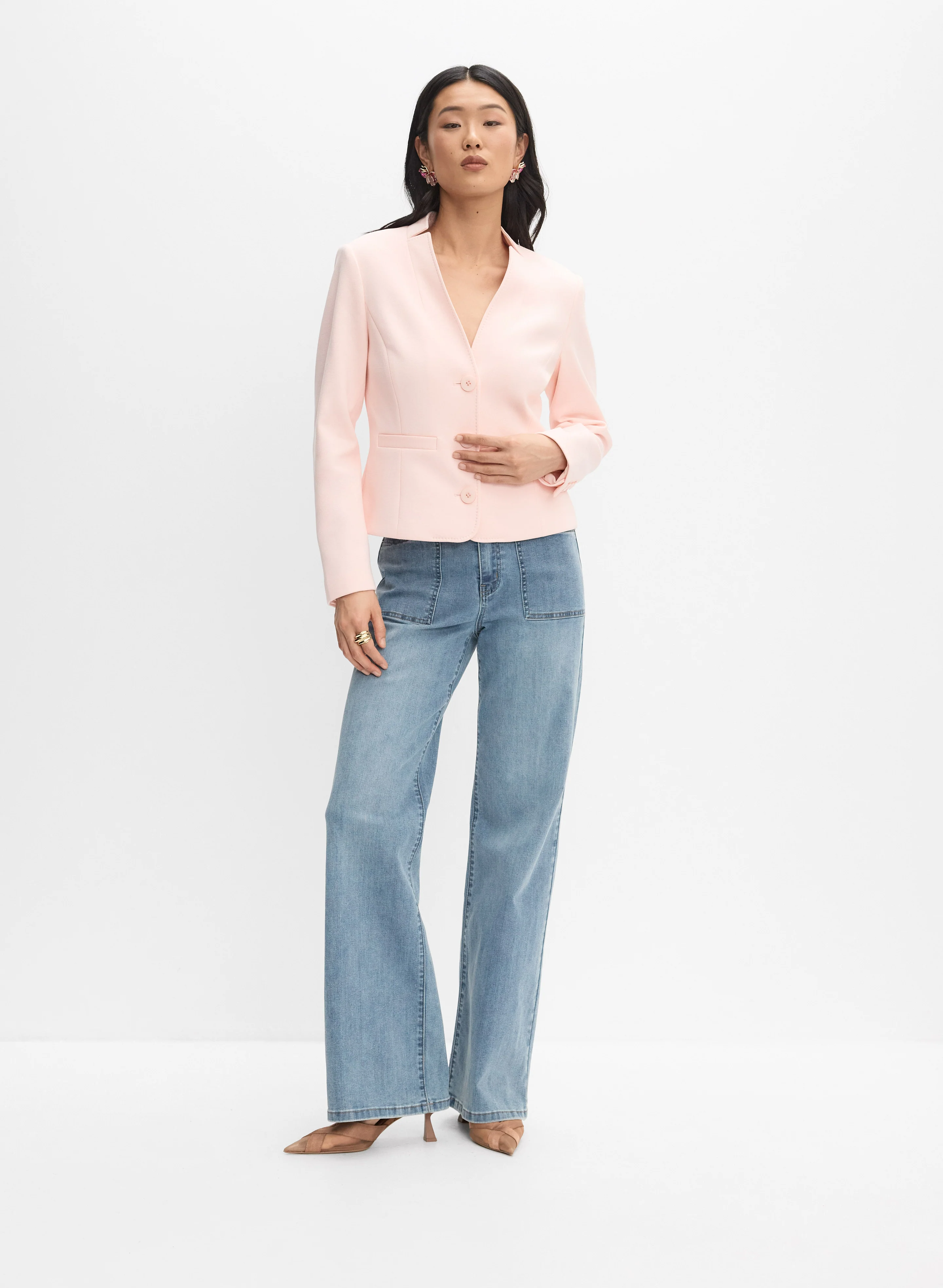Short Button Jacket - Image 3