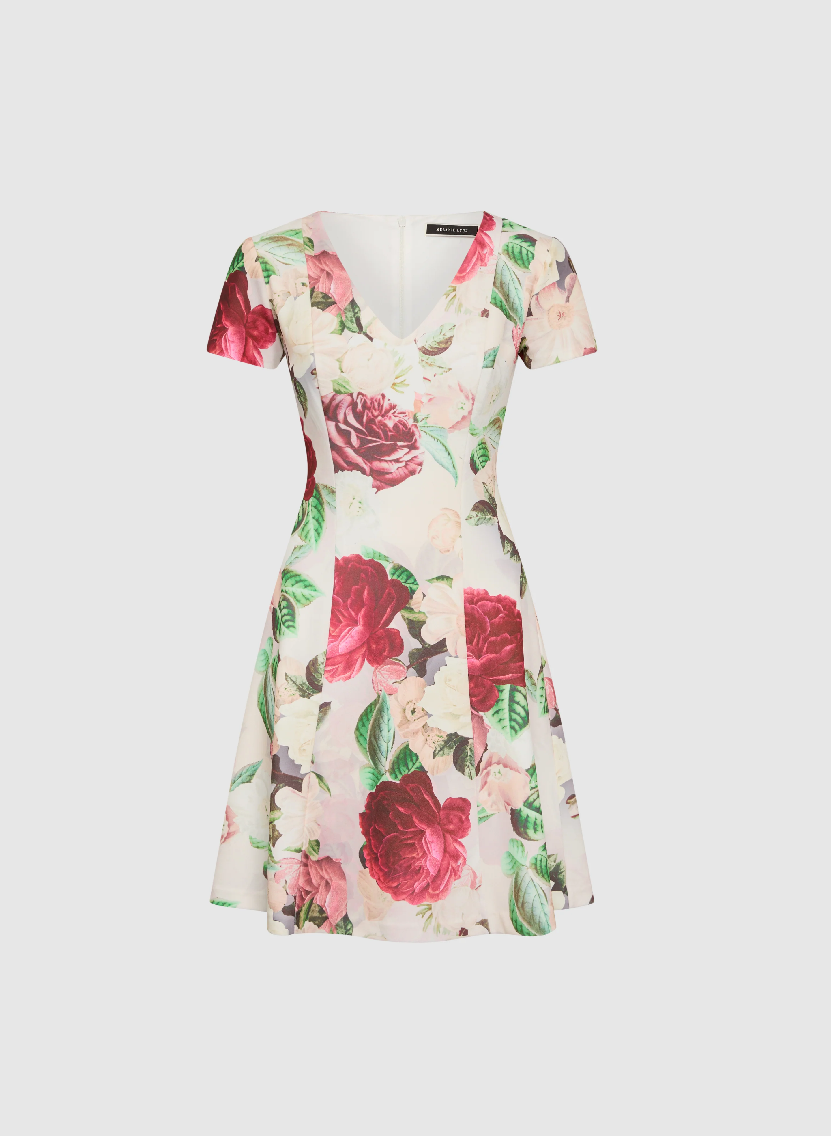 Short Sleeve Floral Dress - Image 6