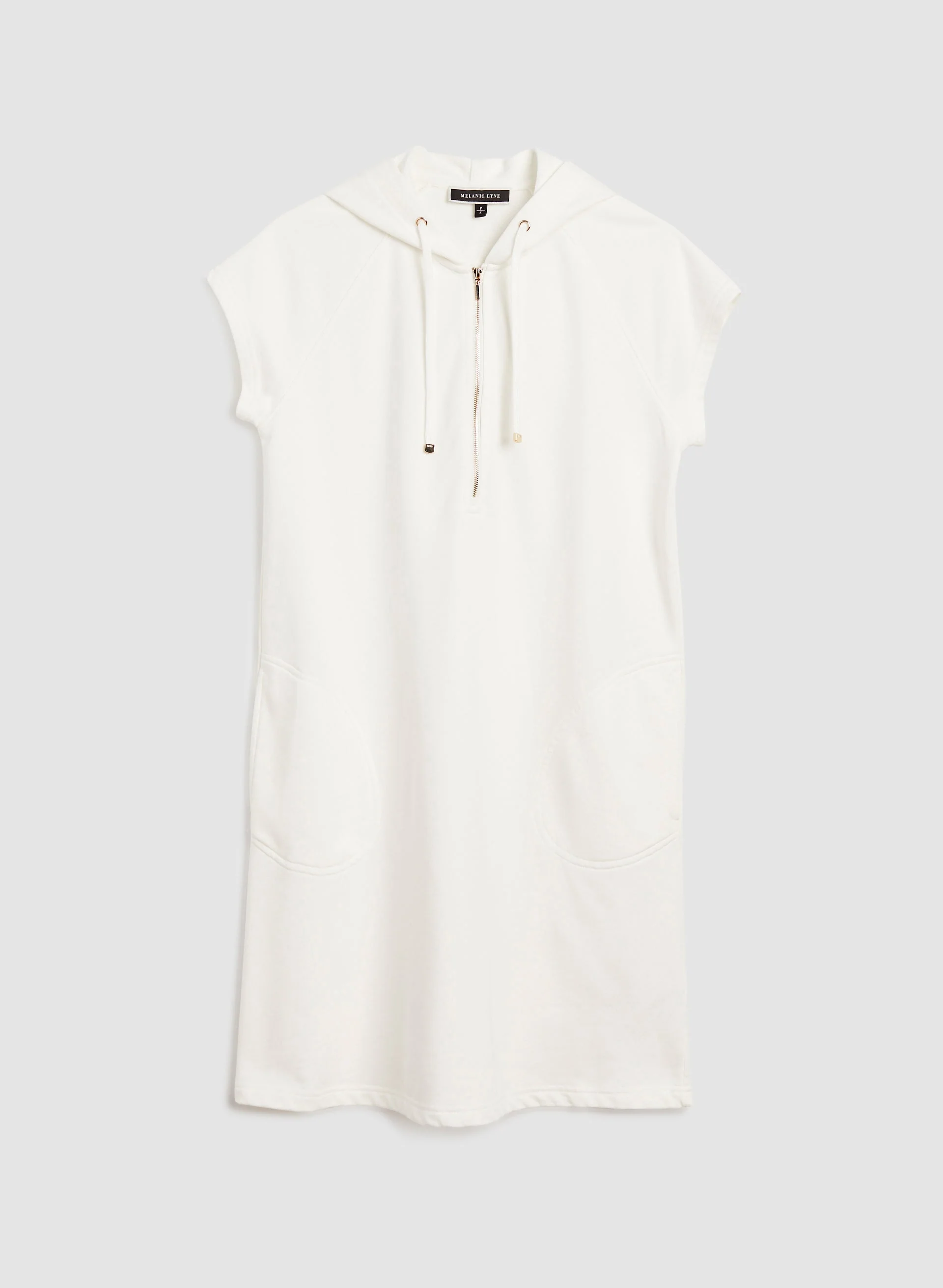 Short Sleeve Hooded Dress - Image 4