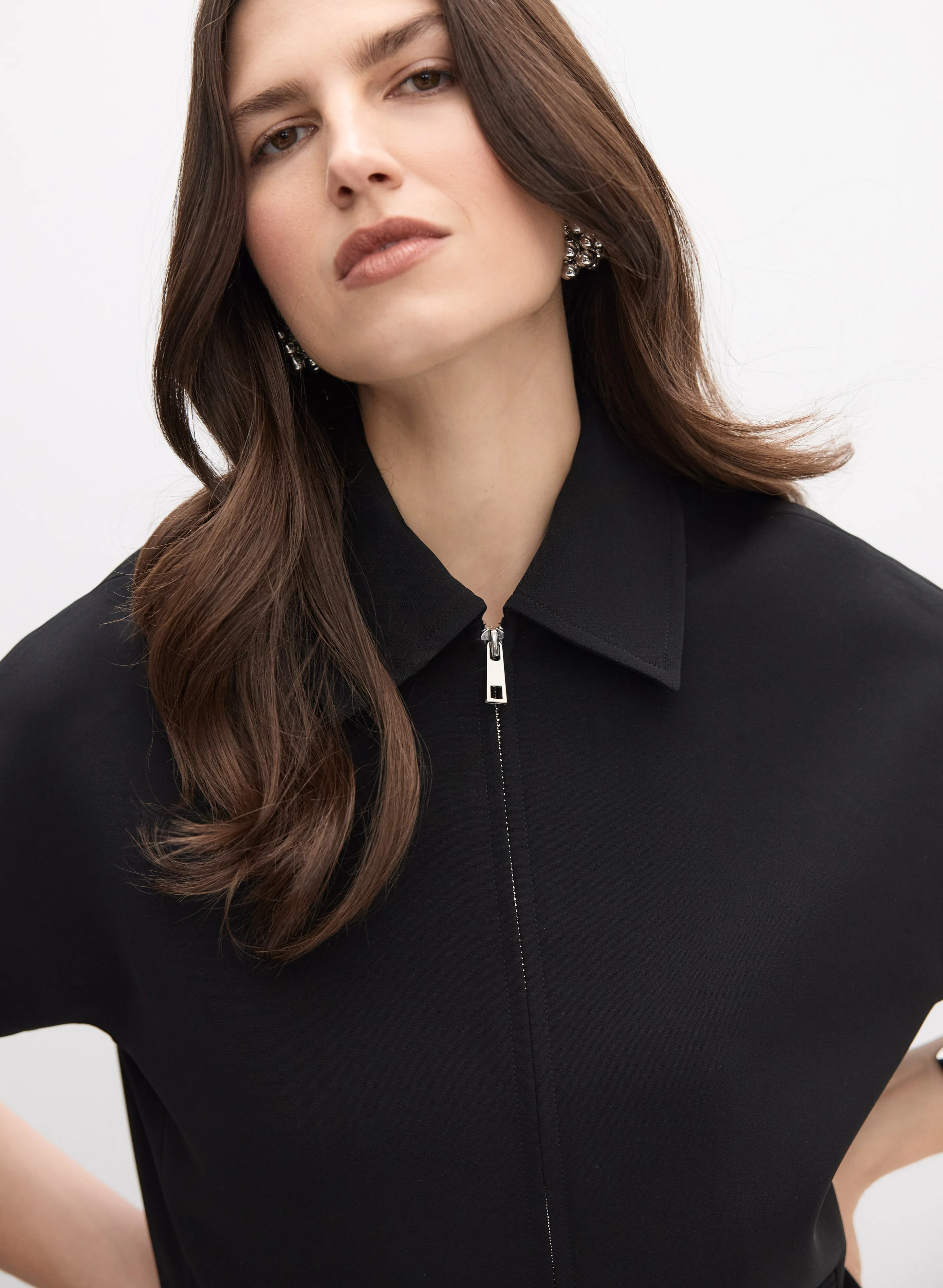 Cropped Zip-Up Jacket - Image 2