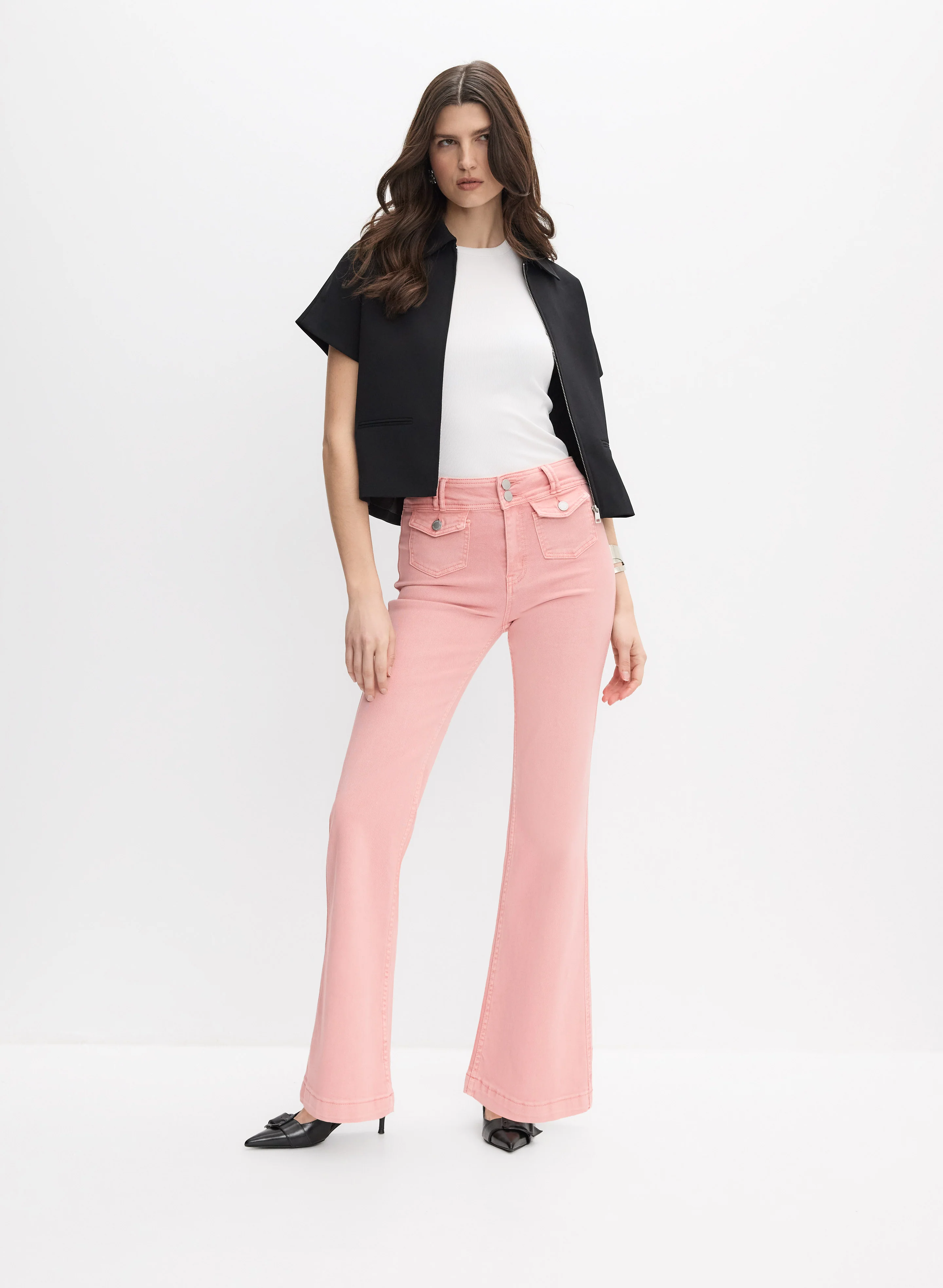Cropped Zip-Up Jacket - Image 8