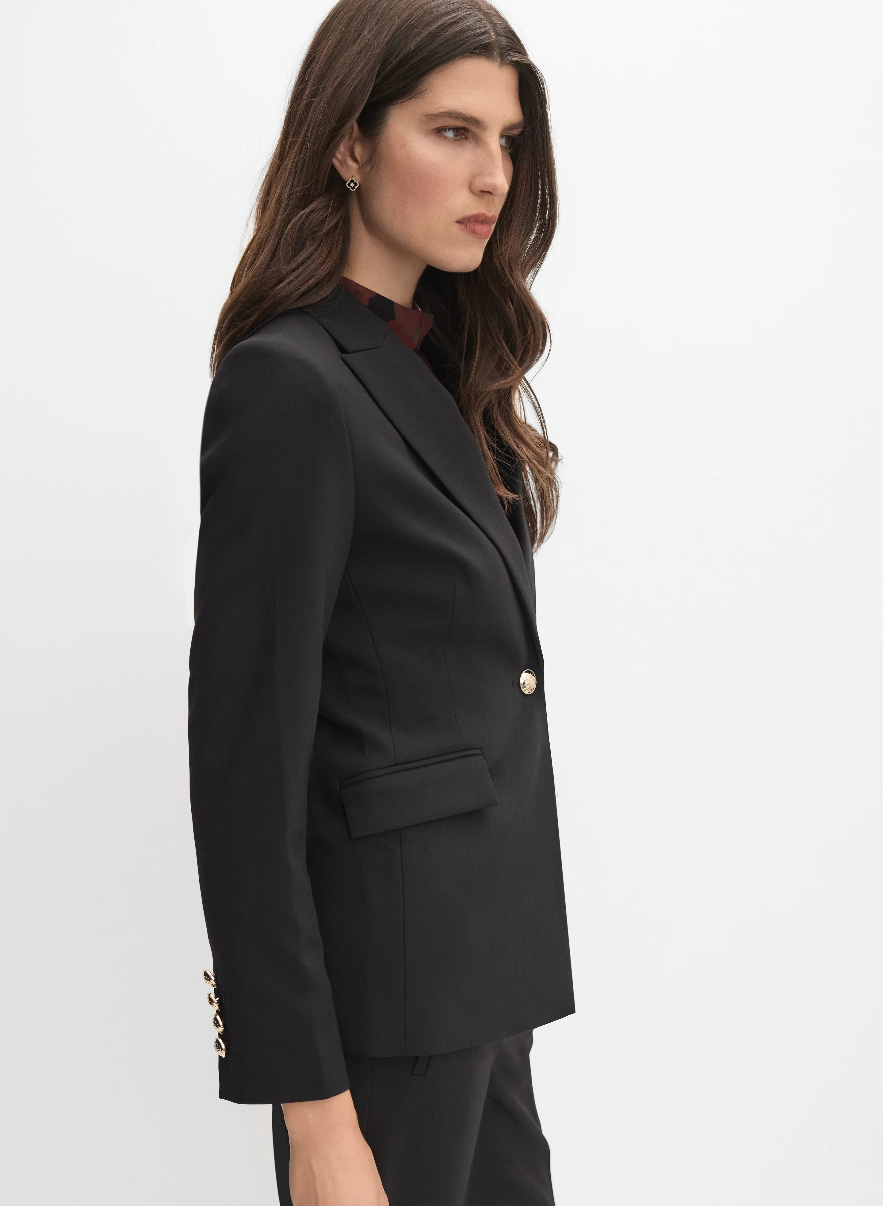 Single-Button Blazer - Image 4