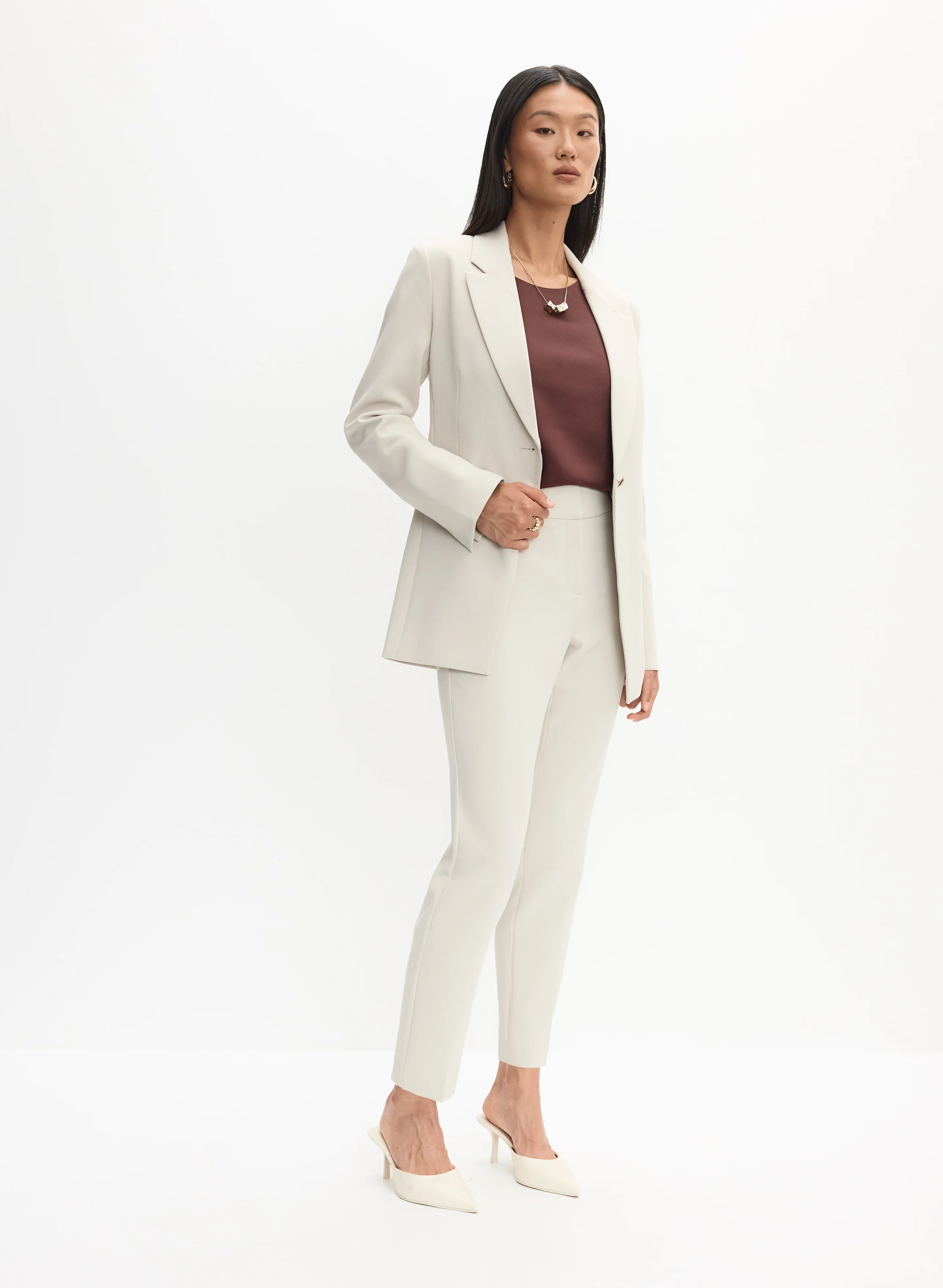 Single Button Jacket & Giselle Cut Pants