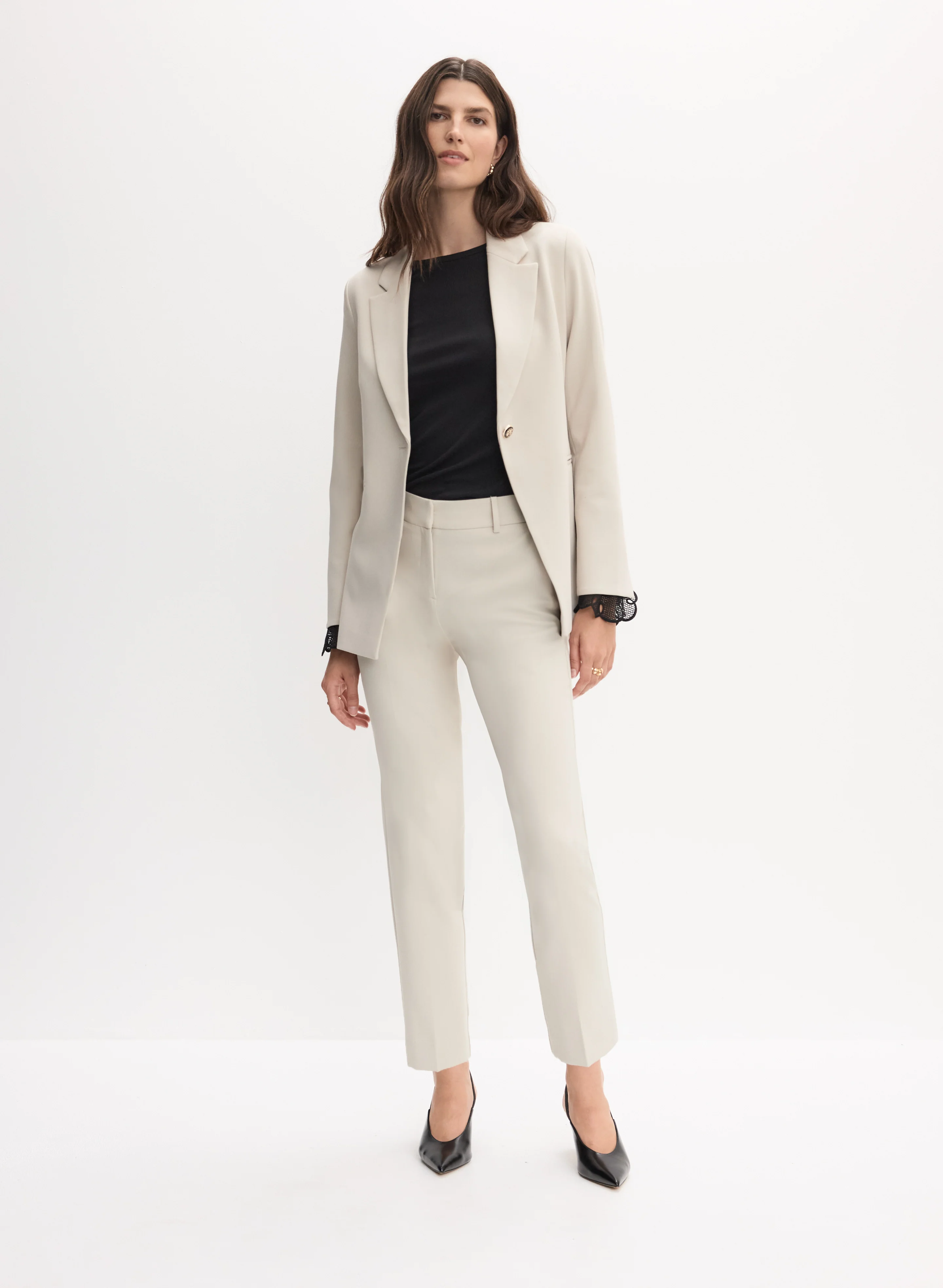 Single Button Jacket & Giselle Cut Pants