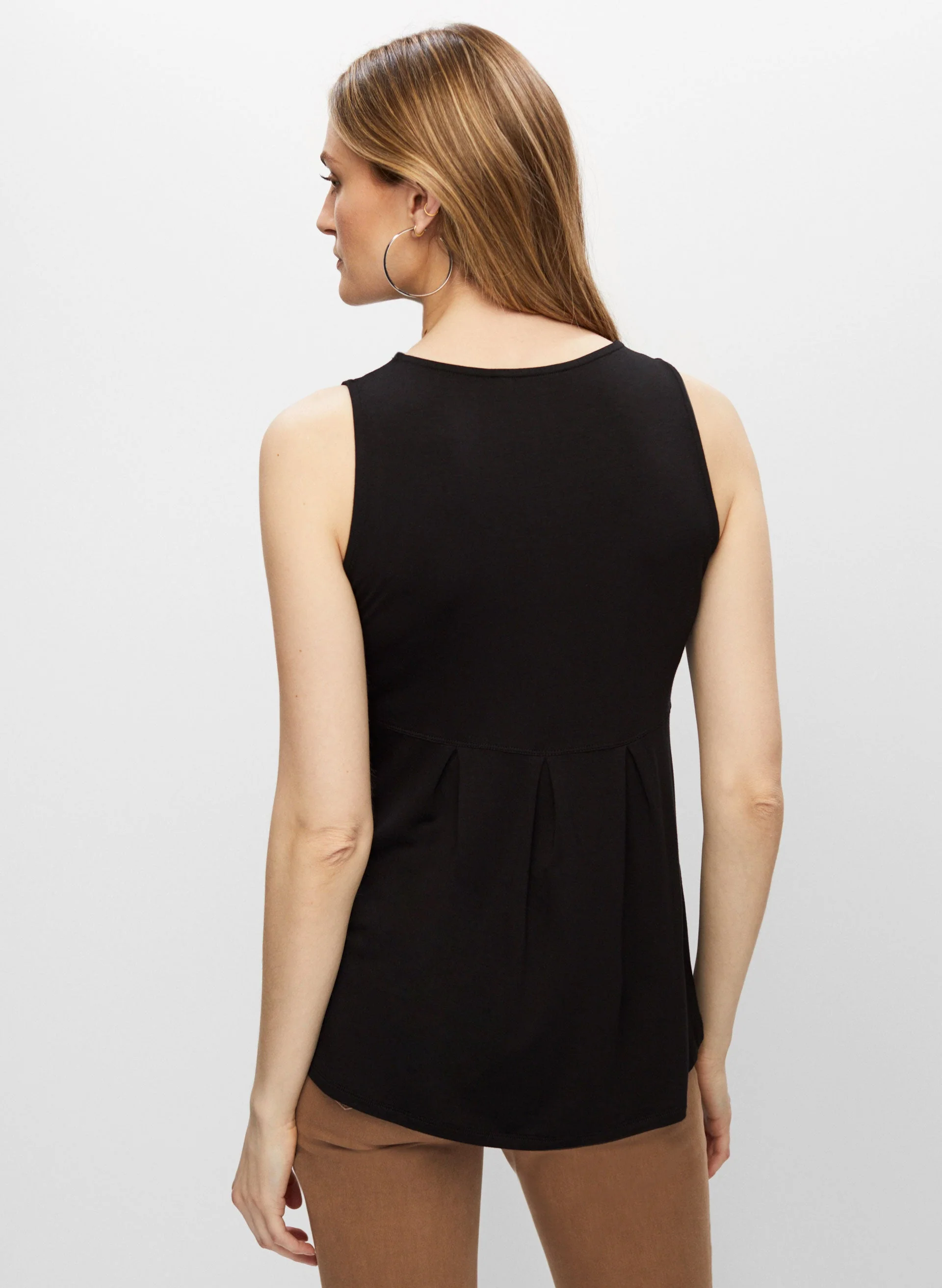 Sleeveless Fit & Flare Top - Image 2