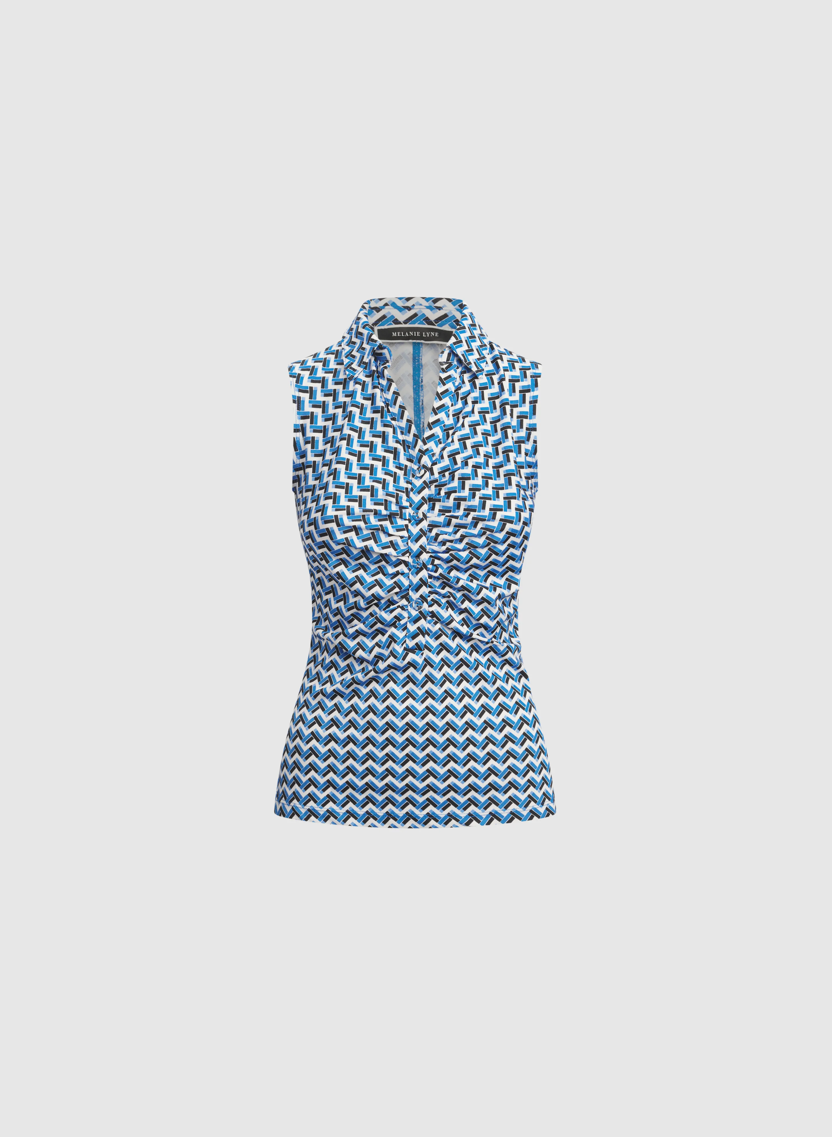 Sleeveless Geometric Top - Image 6