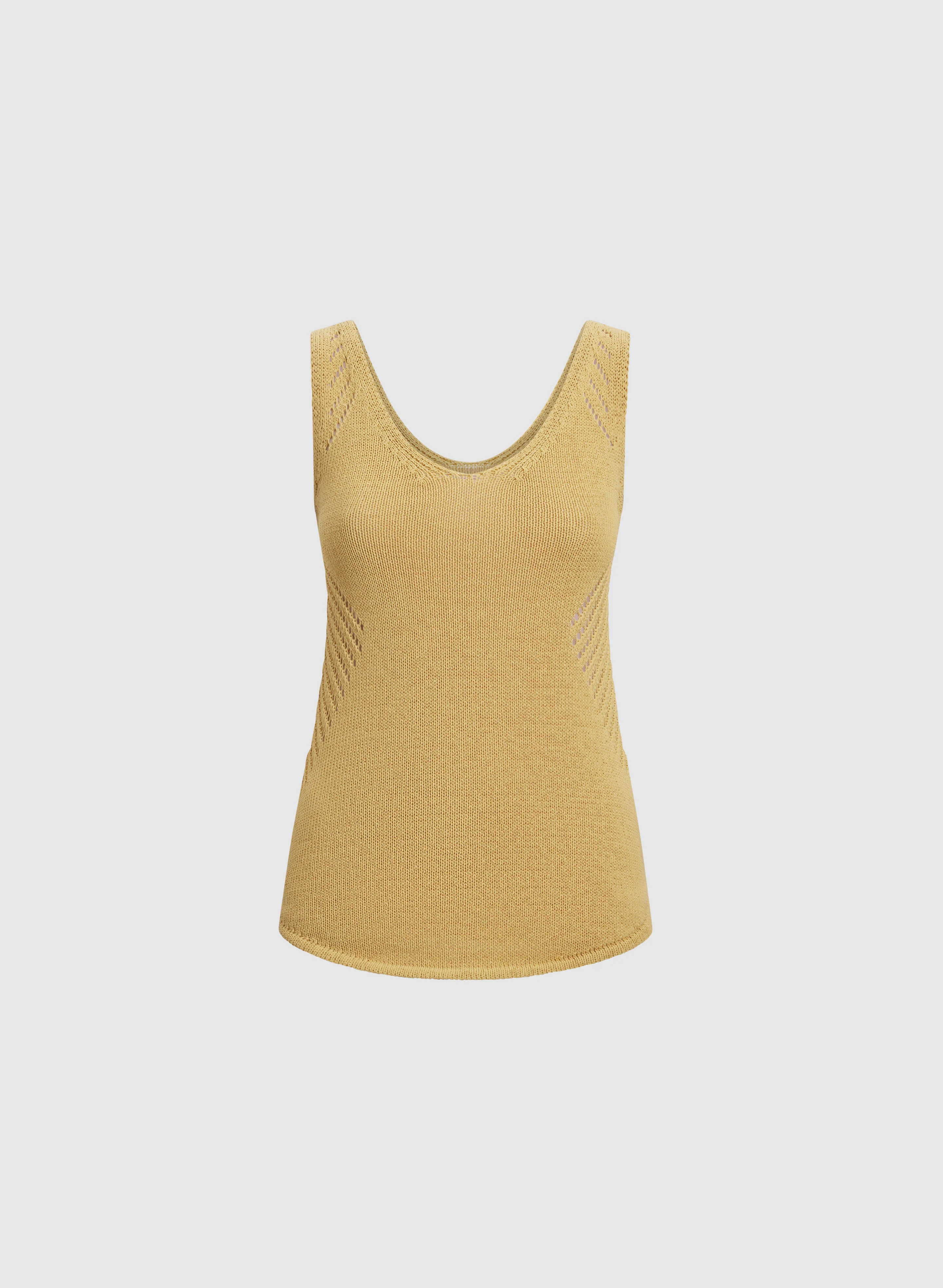 Sleeveless Knit Tank Top - Image 6