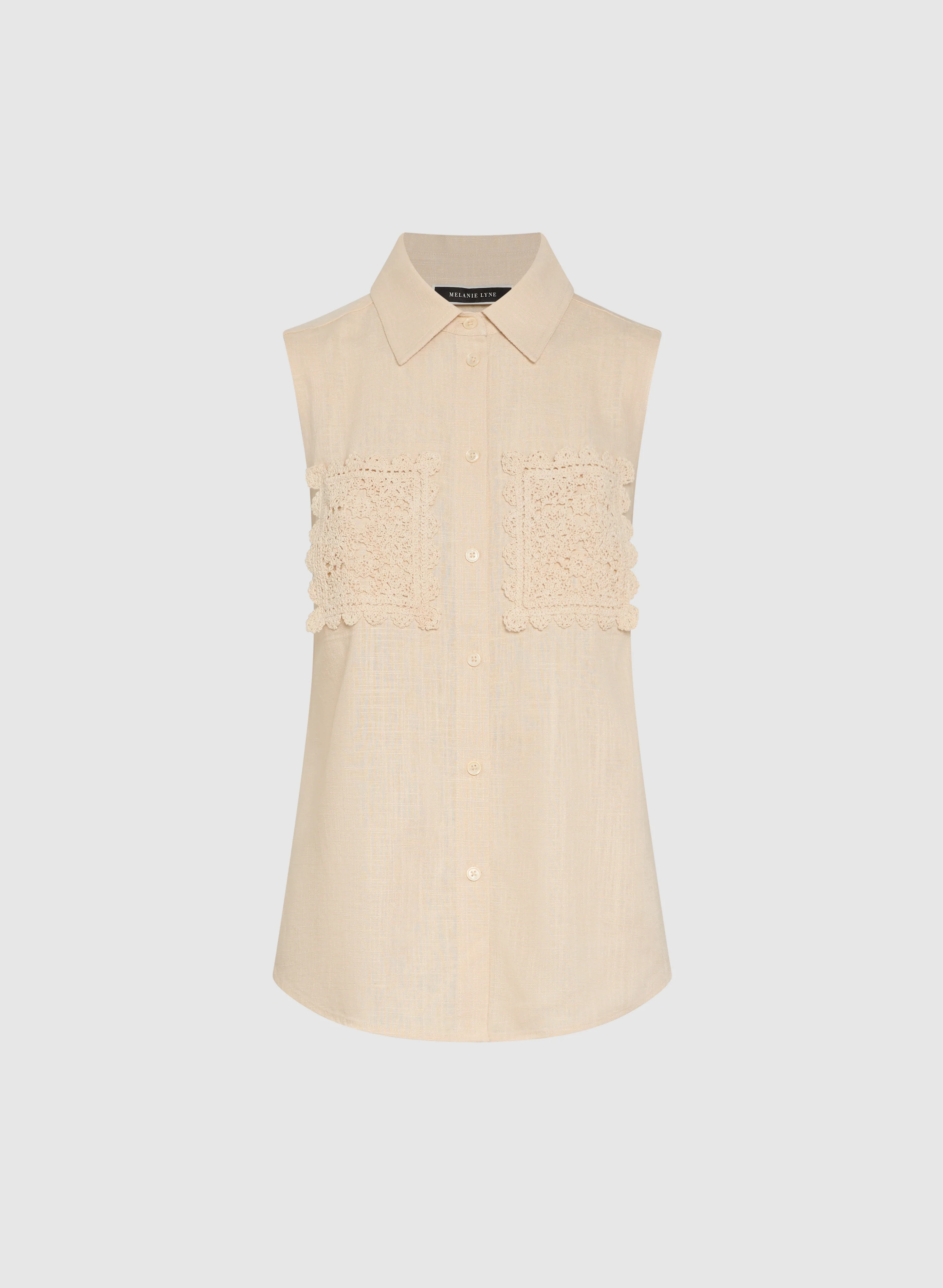 Crochet Pocket Blouse - Image 6