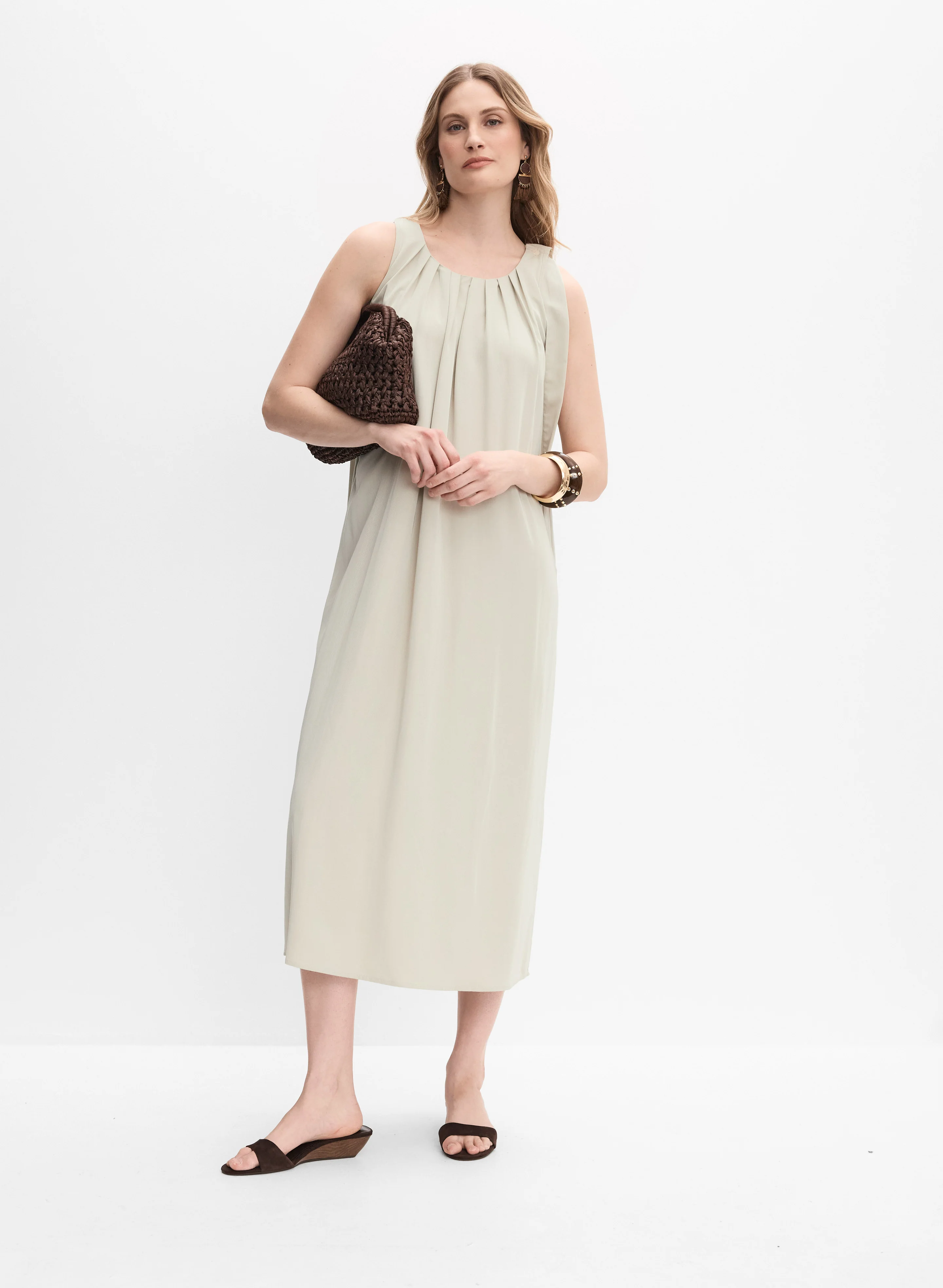 Sleeveless Midi Dress