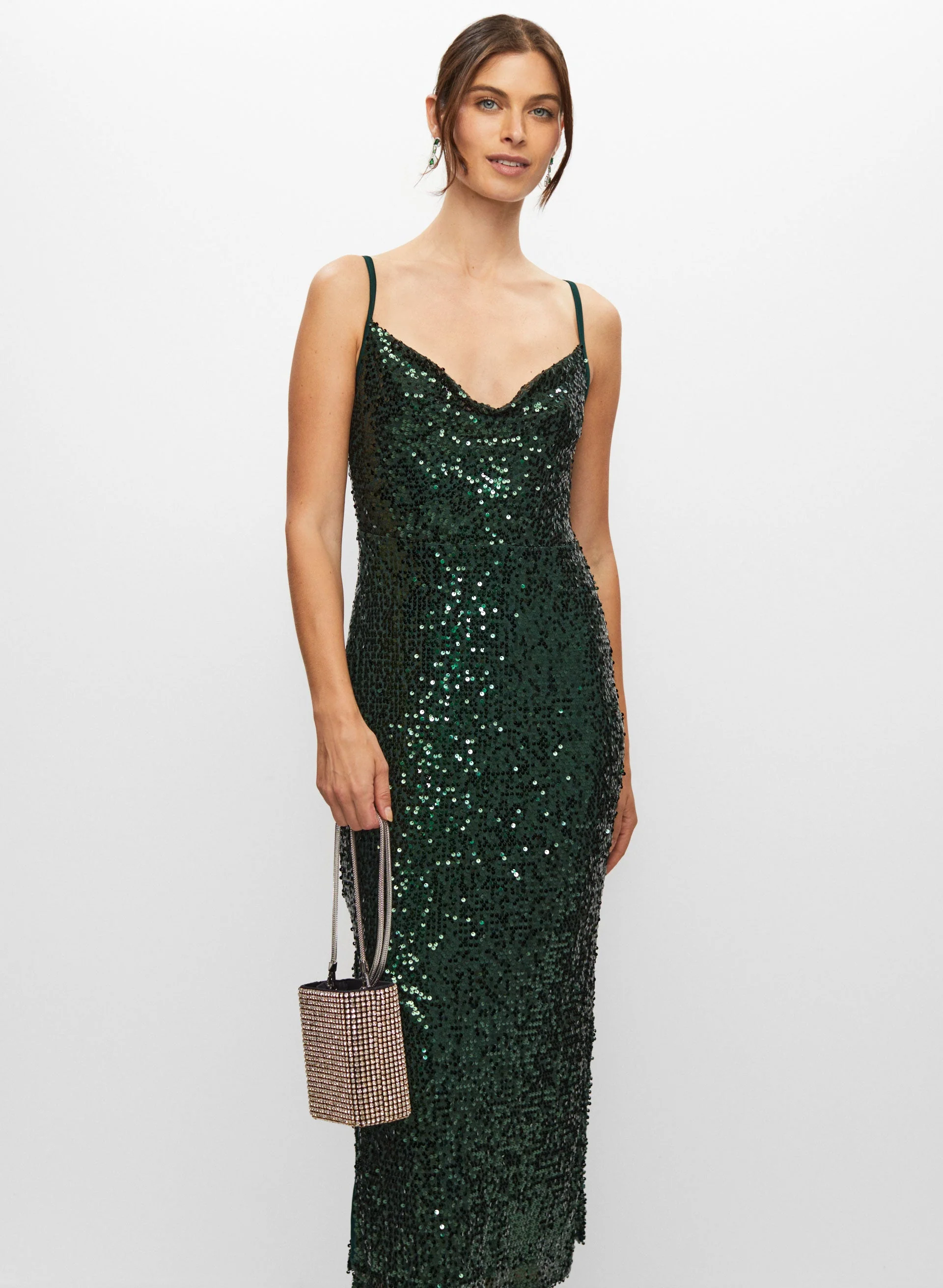 Sleeveless Sequin Dress - Image 2