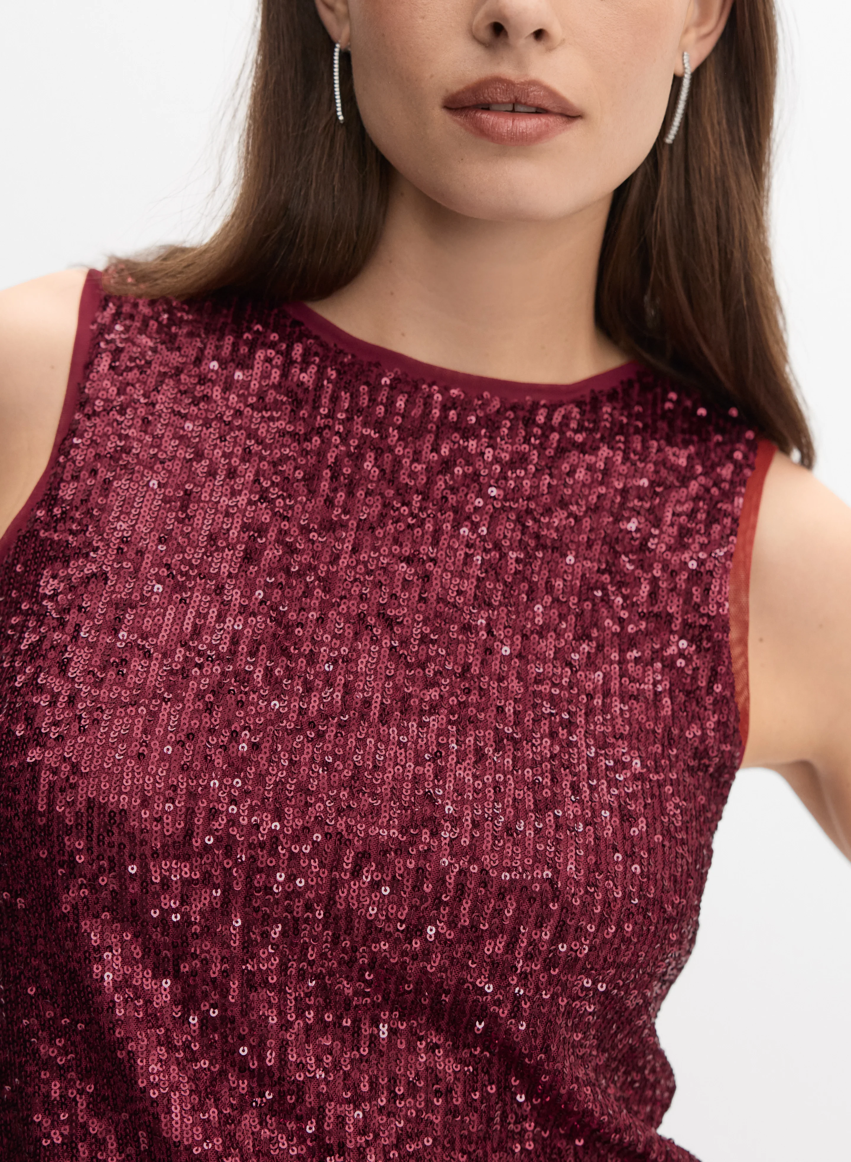 Sleeveless Sequined Top - Image 2
