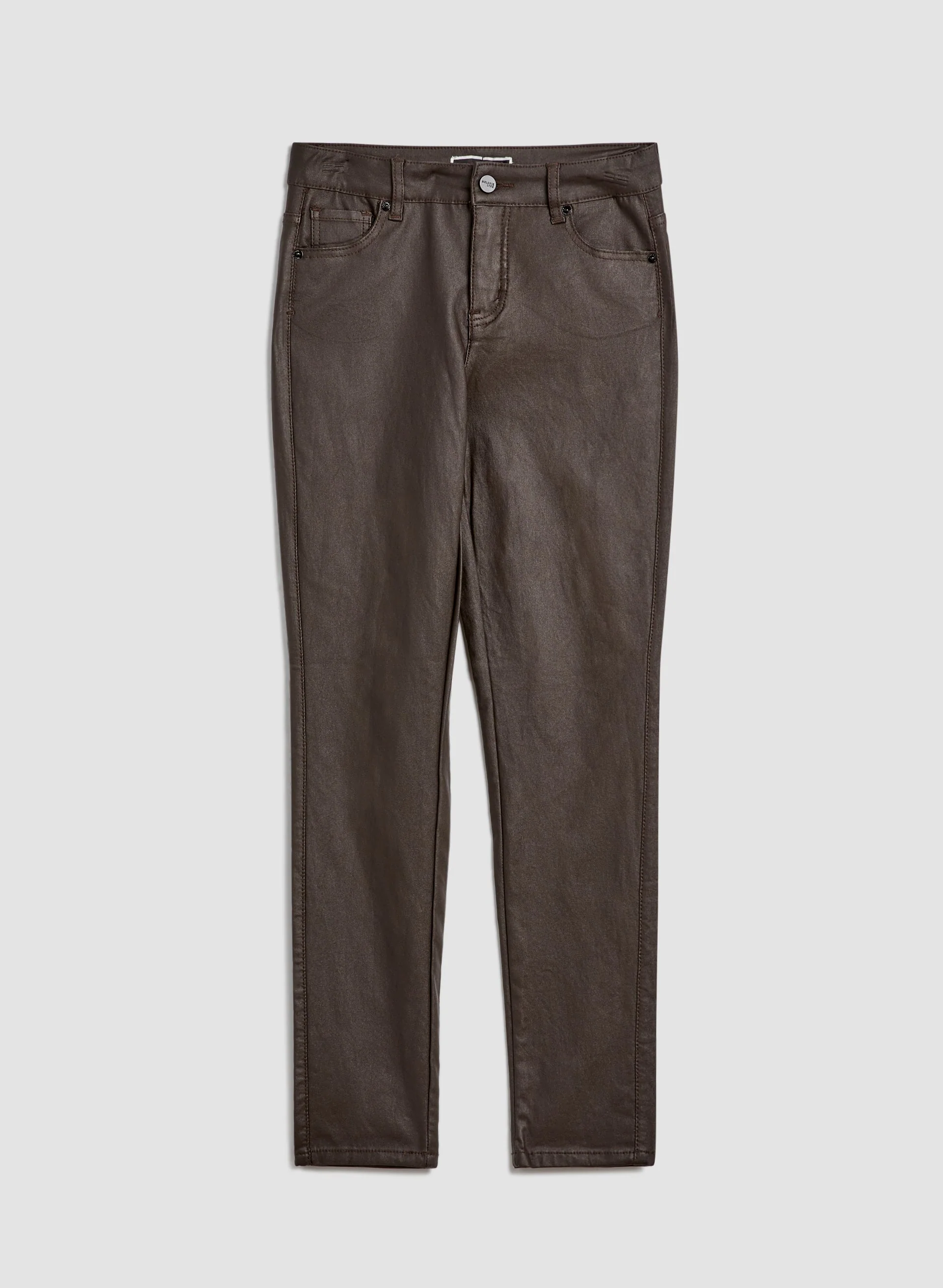 Slim Leg Coated Jeans - Image 6