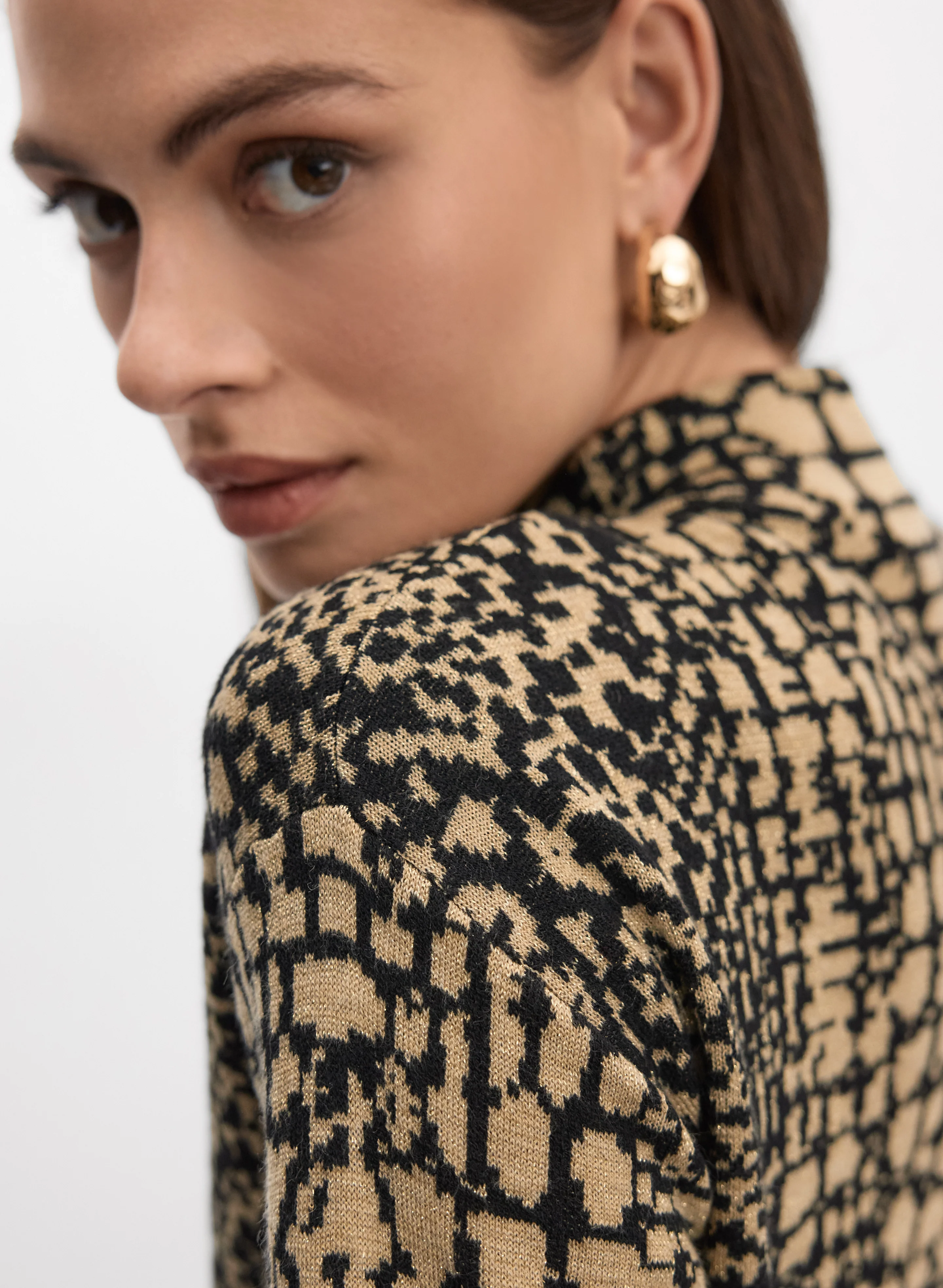 Snake Print Sweater - Image 2