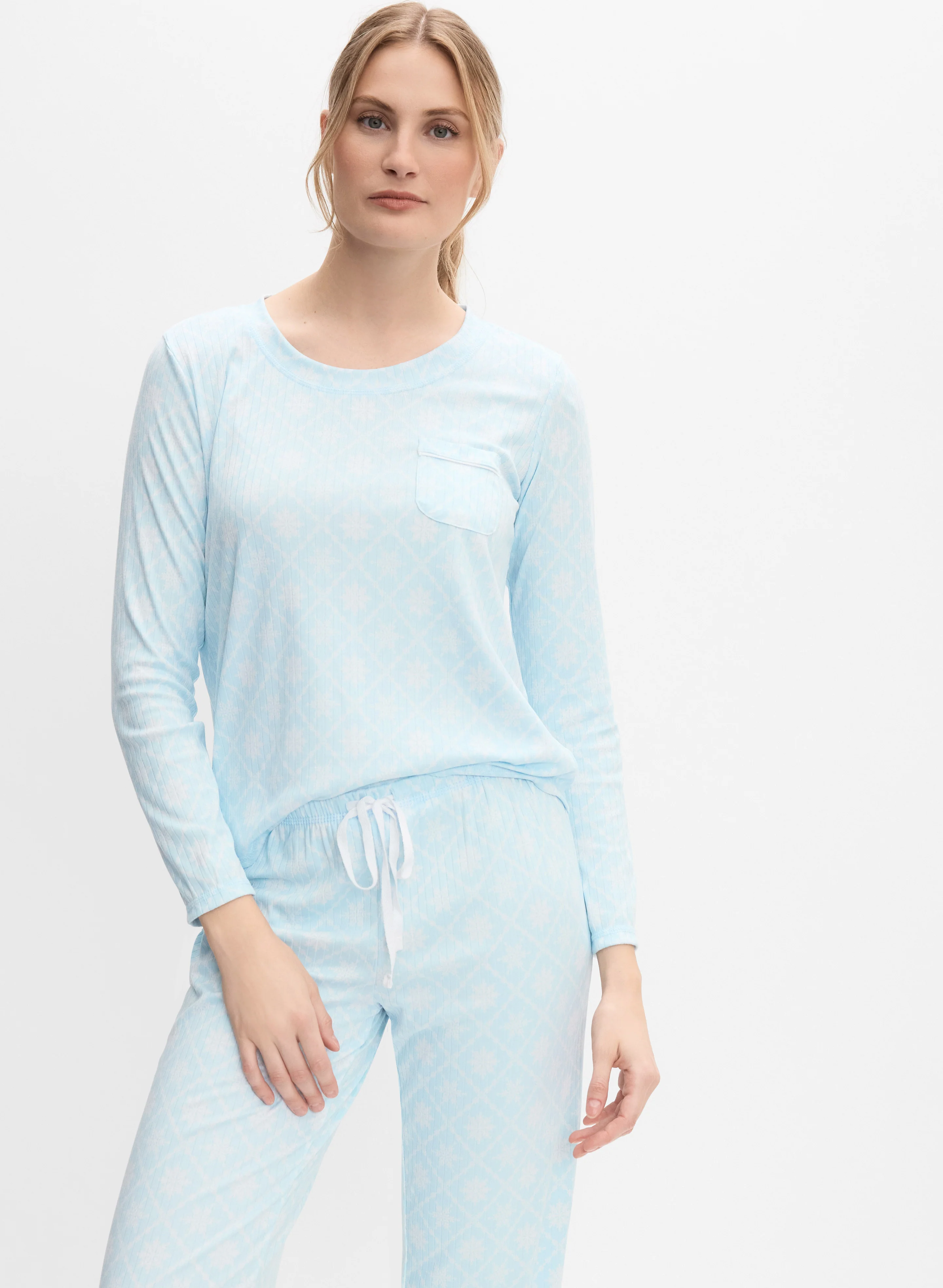 Snowflake Print Pyjama Set - Image 3