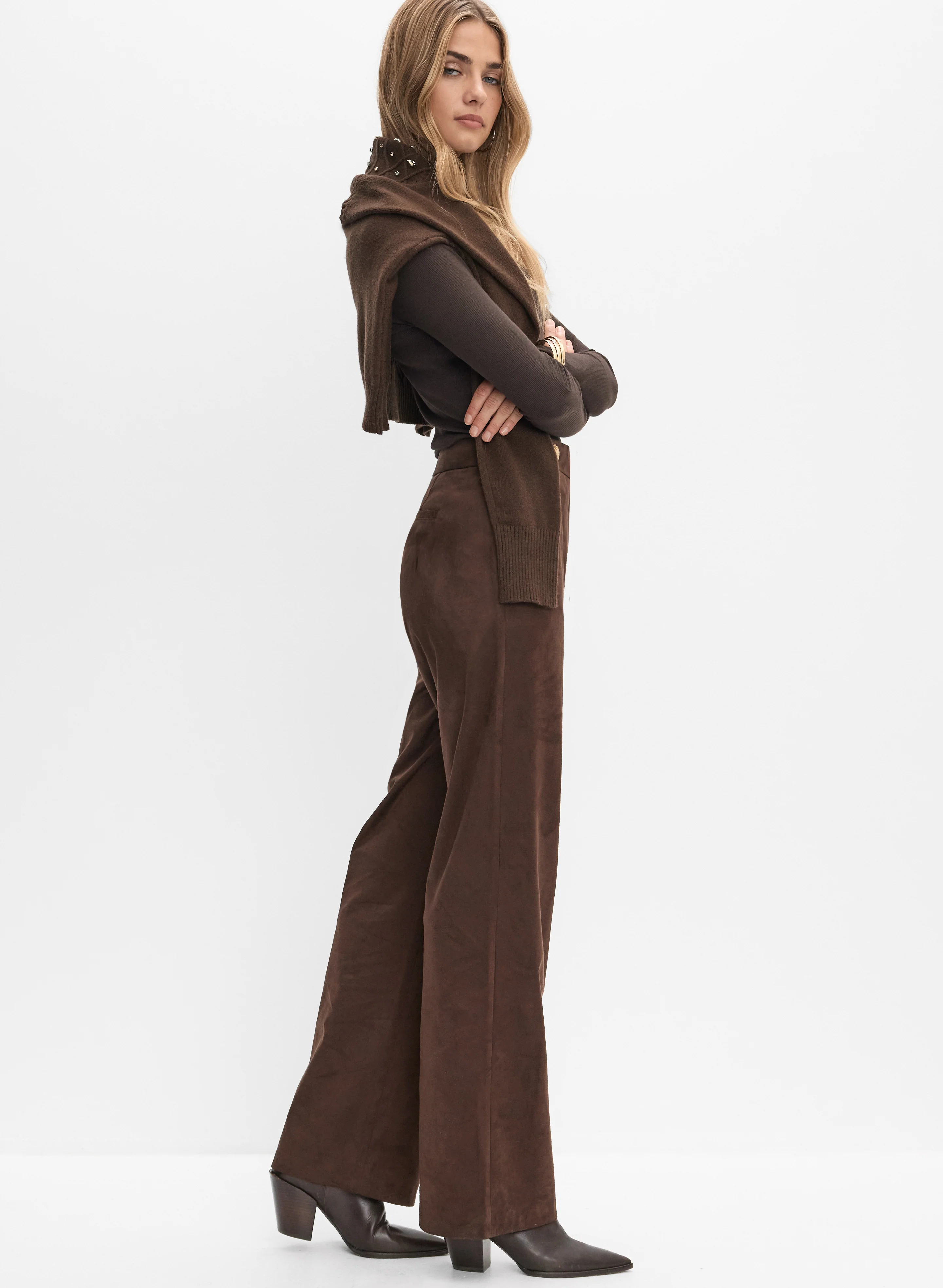 Soho Faux-Suede Pants - Image 5
