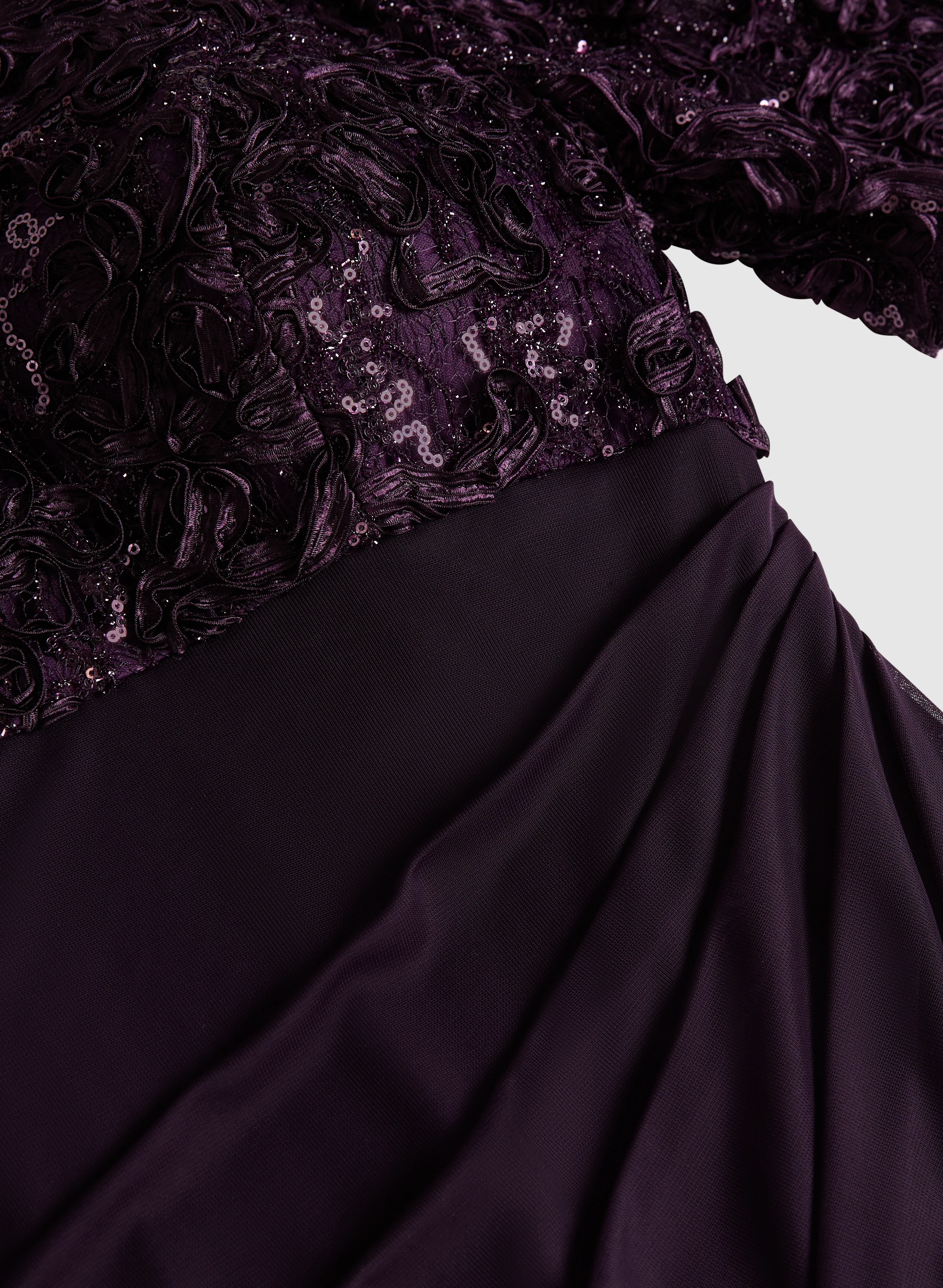 Alex Evenings - Soutache Embroidered Dress - Image 7