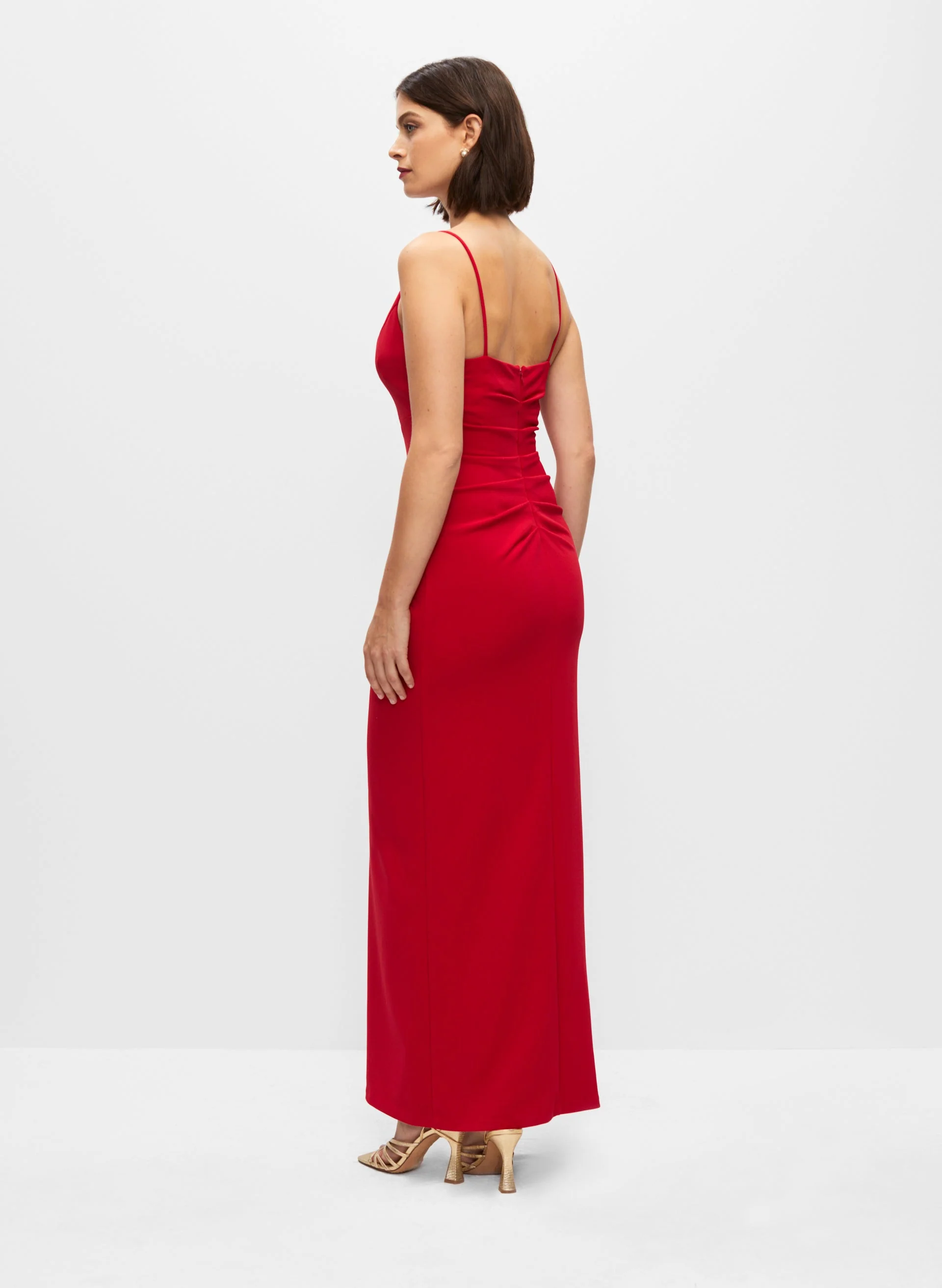Spaghetti Strap Flounce Dress - Image 2