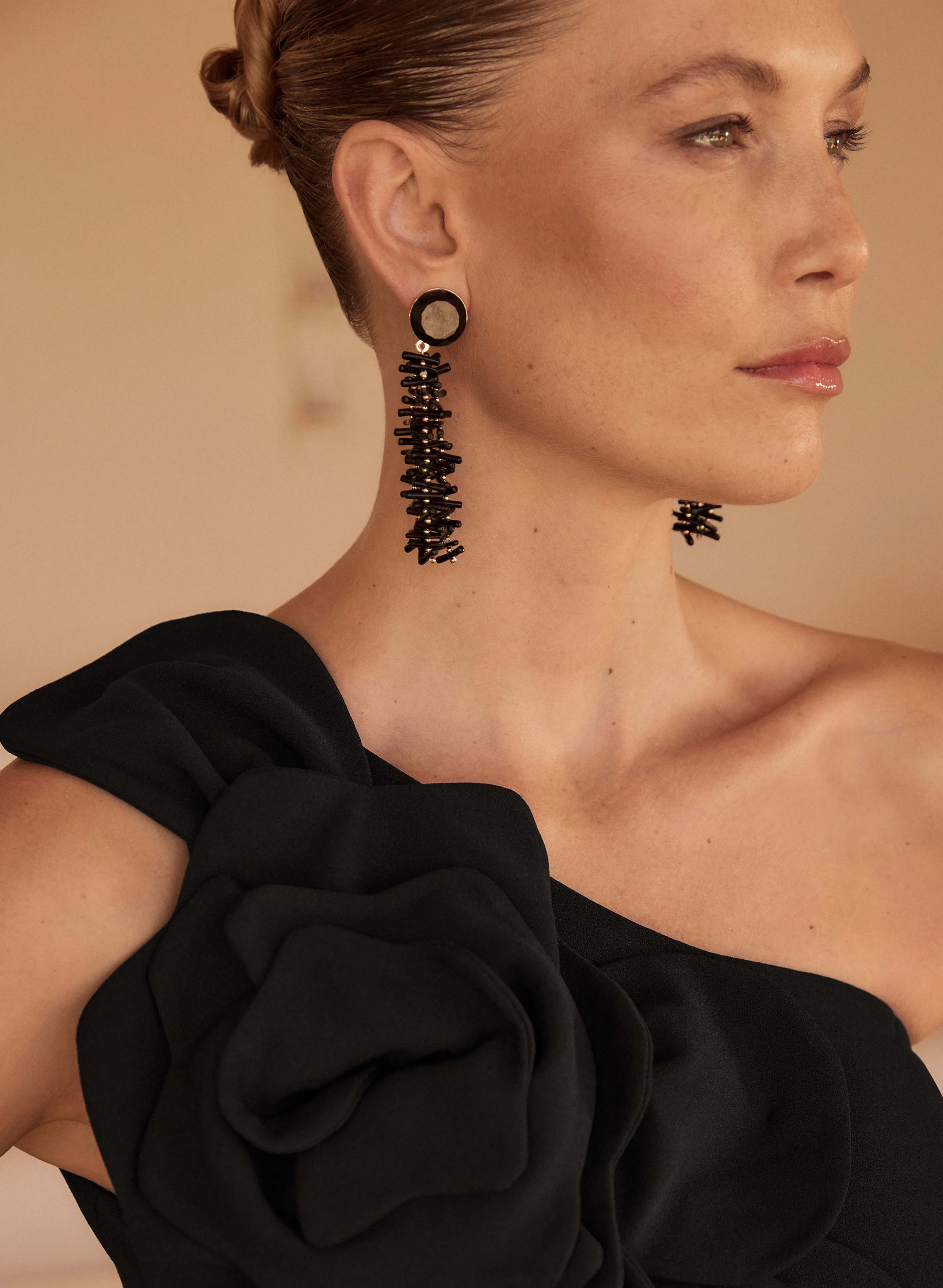 Stone Drop Earrings - Image 3