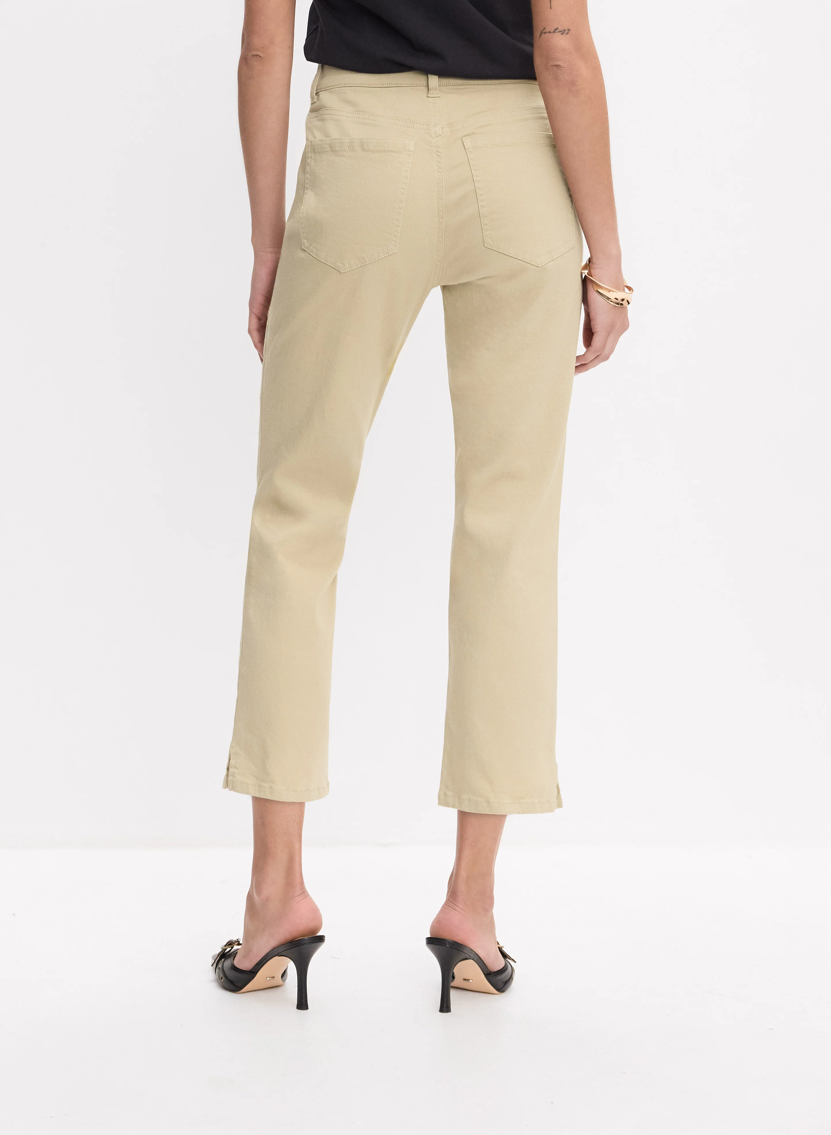Straight-Leg Denim Capris - Image 2