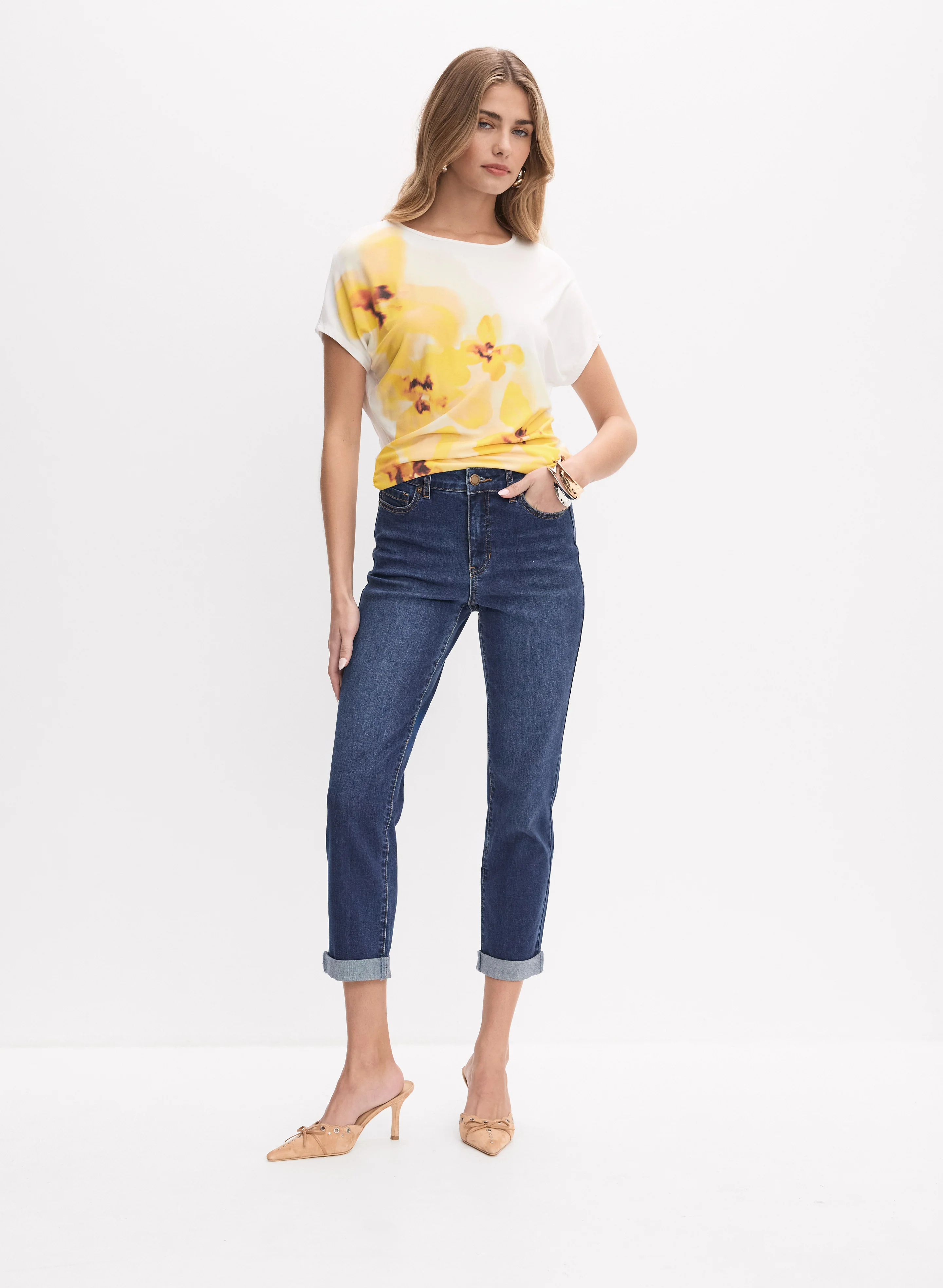 Straight-Leg Denim Capris - Image 3