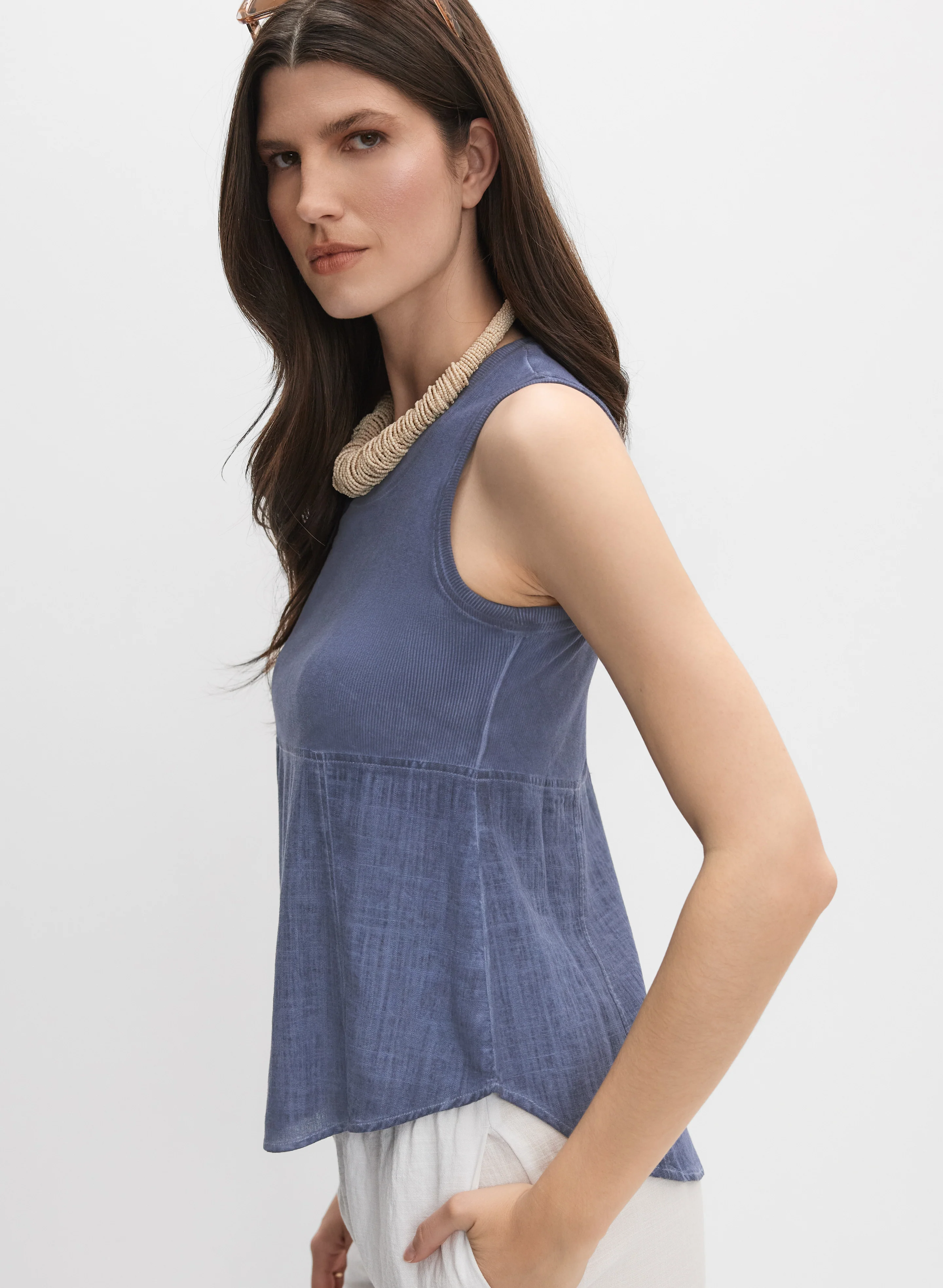 Stretch Cotton Tank Top - Image 4
