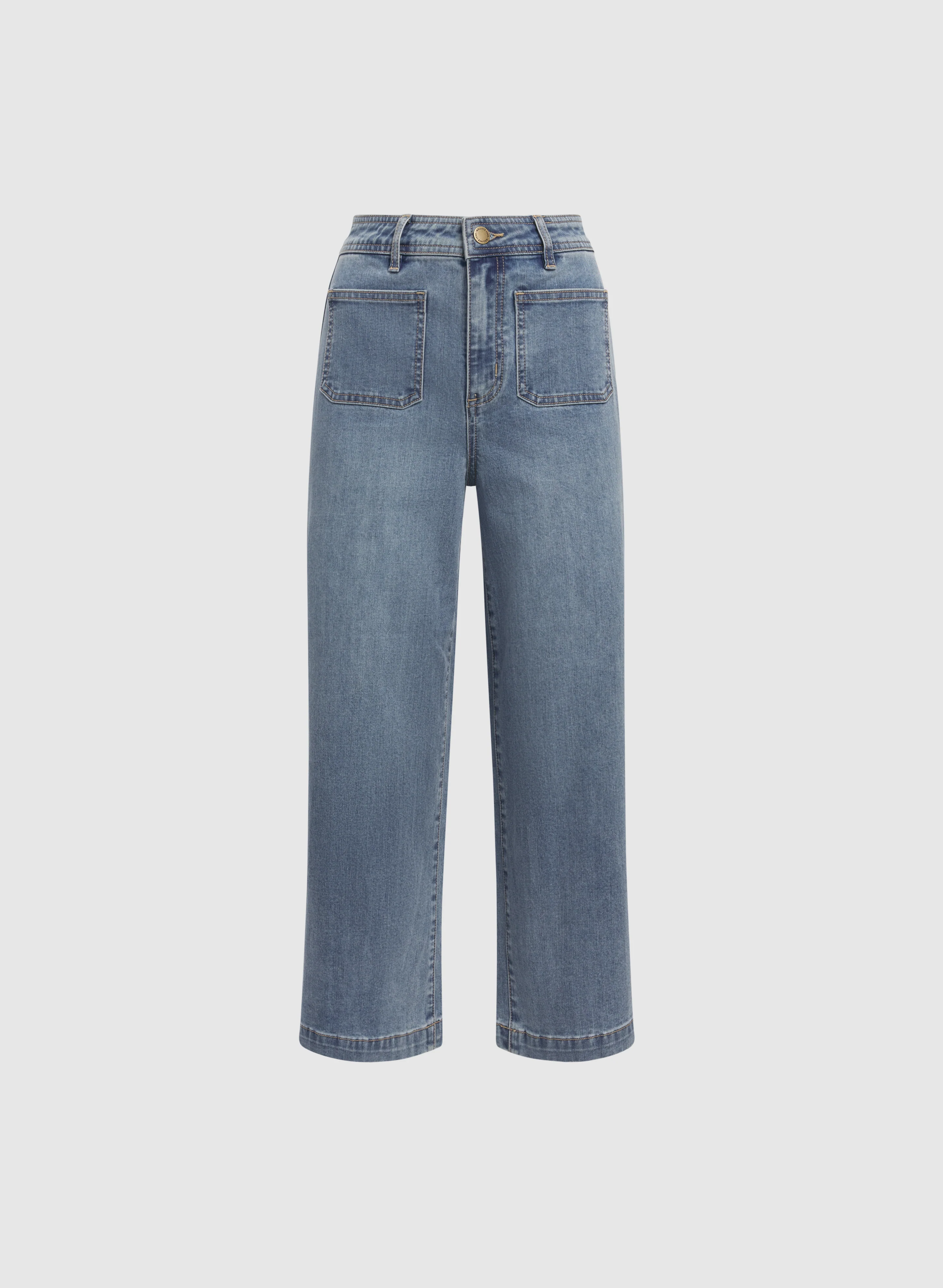 Stretch-Denim Culottes - Image 6