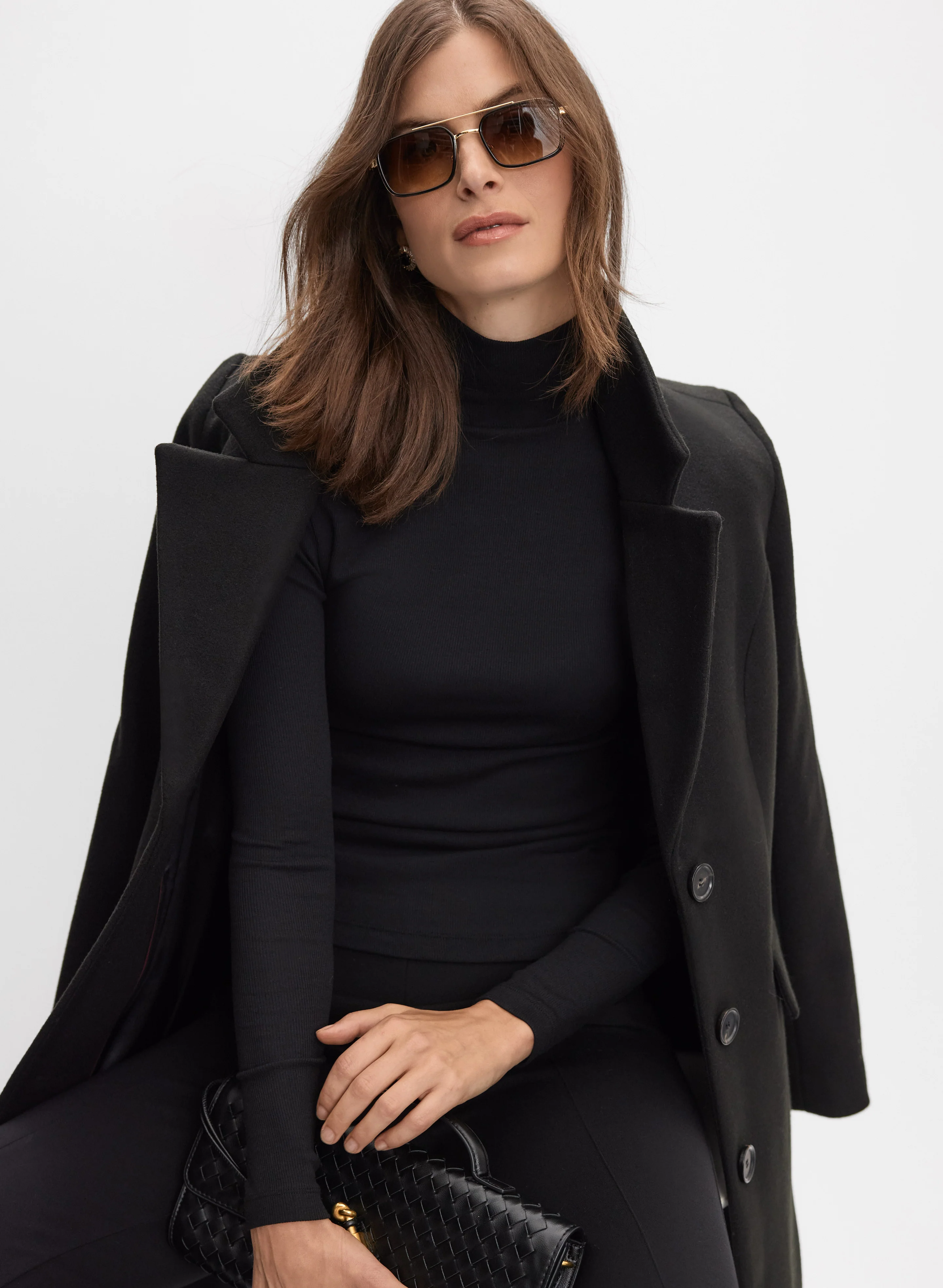 Stretch Wool-Blend Coat - Image 9