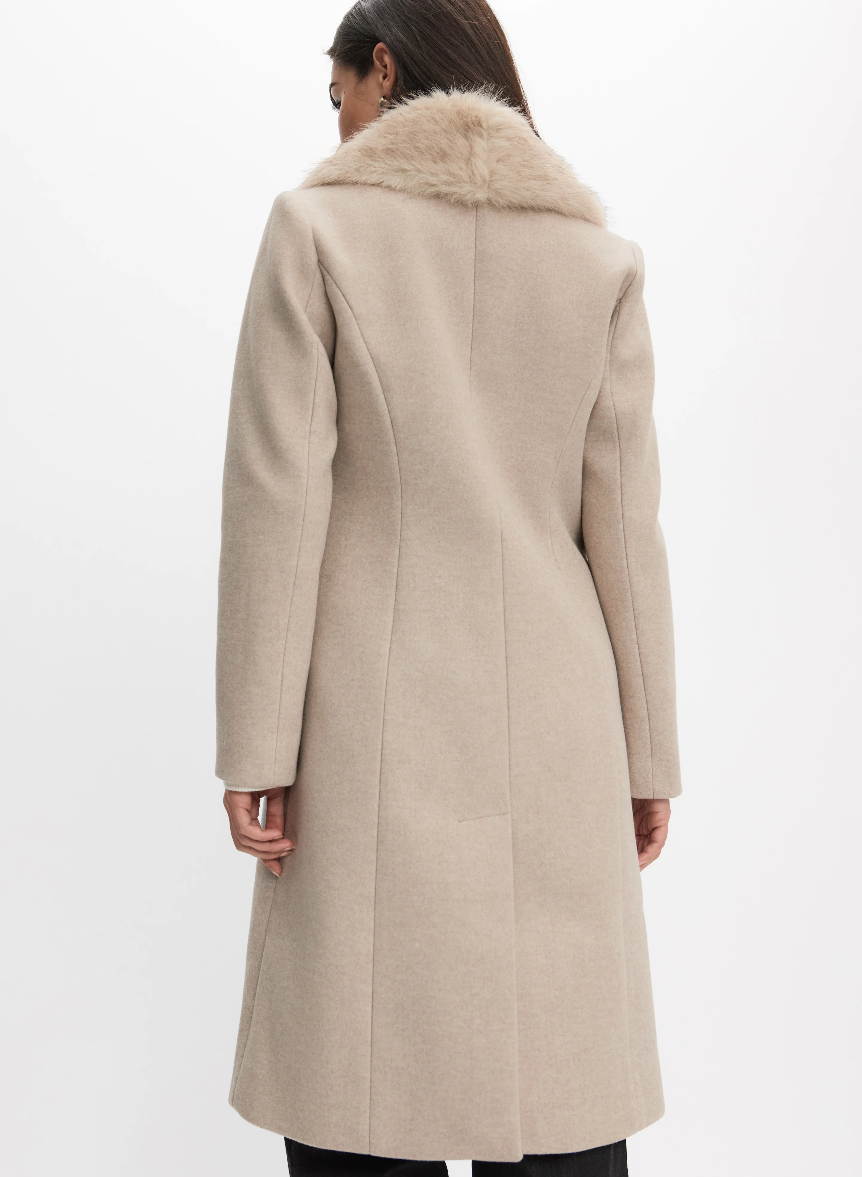 Stretch Wool-Blend Coat - Image 4