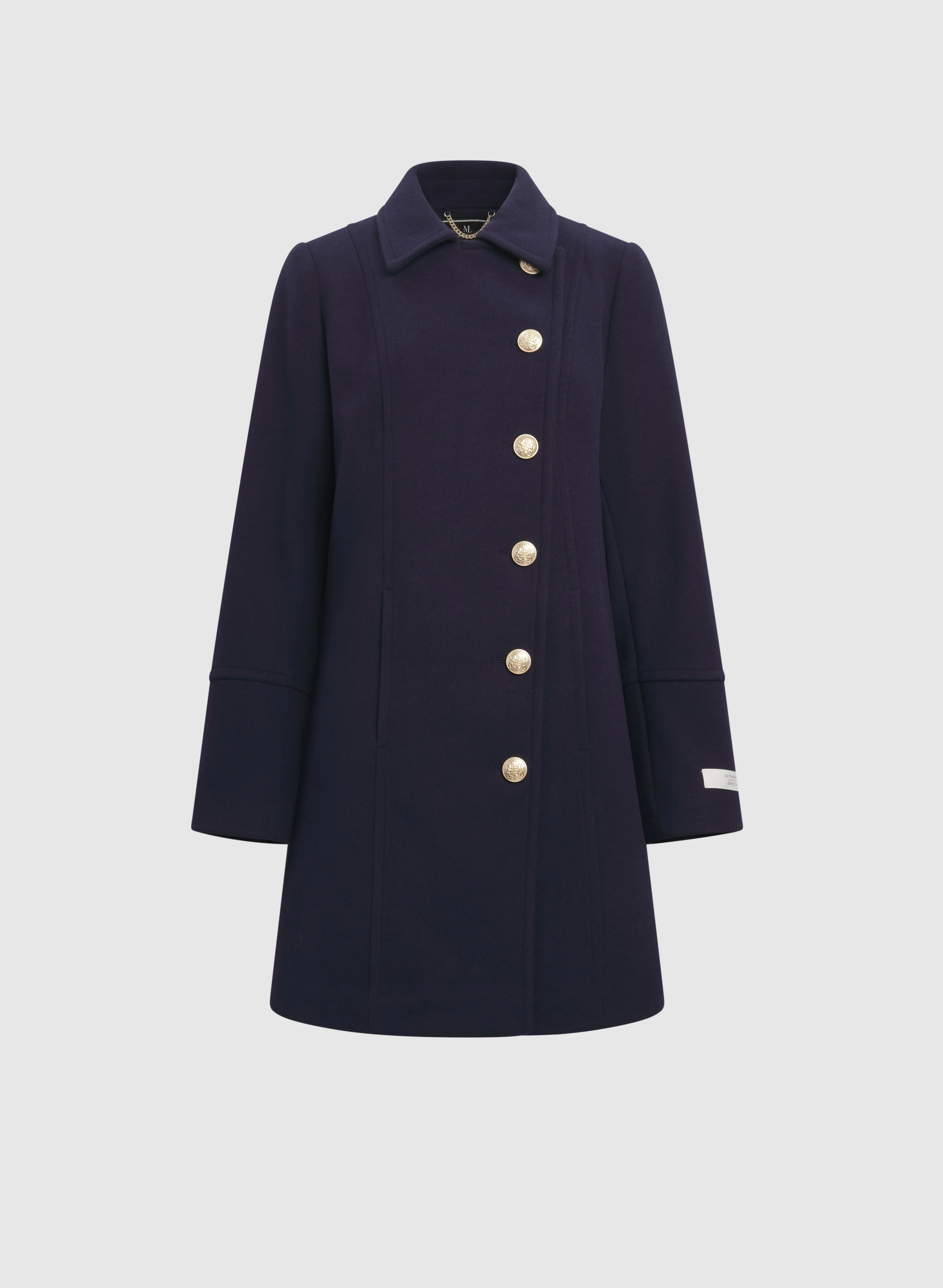 Stretch Wool-Blend Military Coat - Image 5