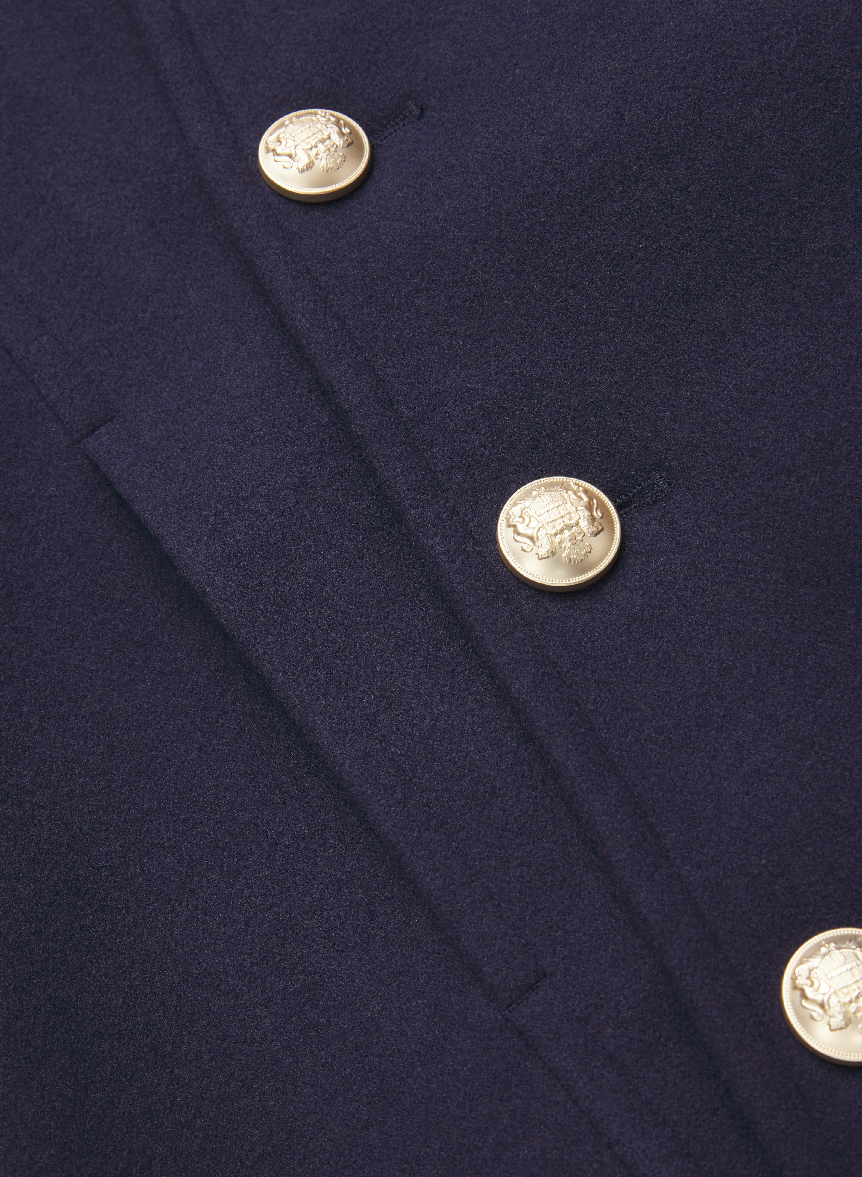 Stretch Wool-Blend Military Coat - Image 6