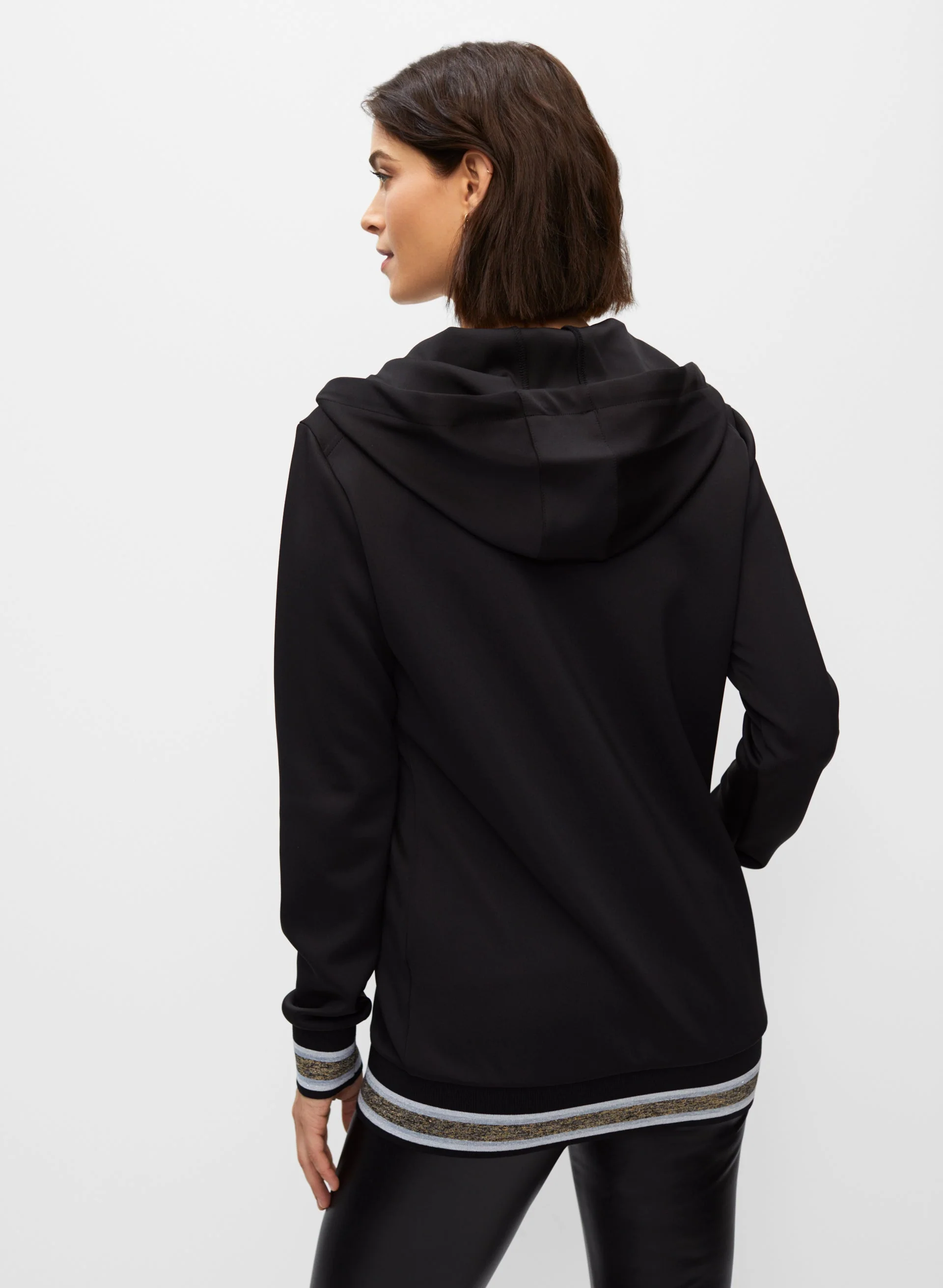 Stripe Detail Hoodie - Image 3