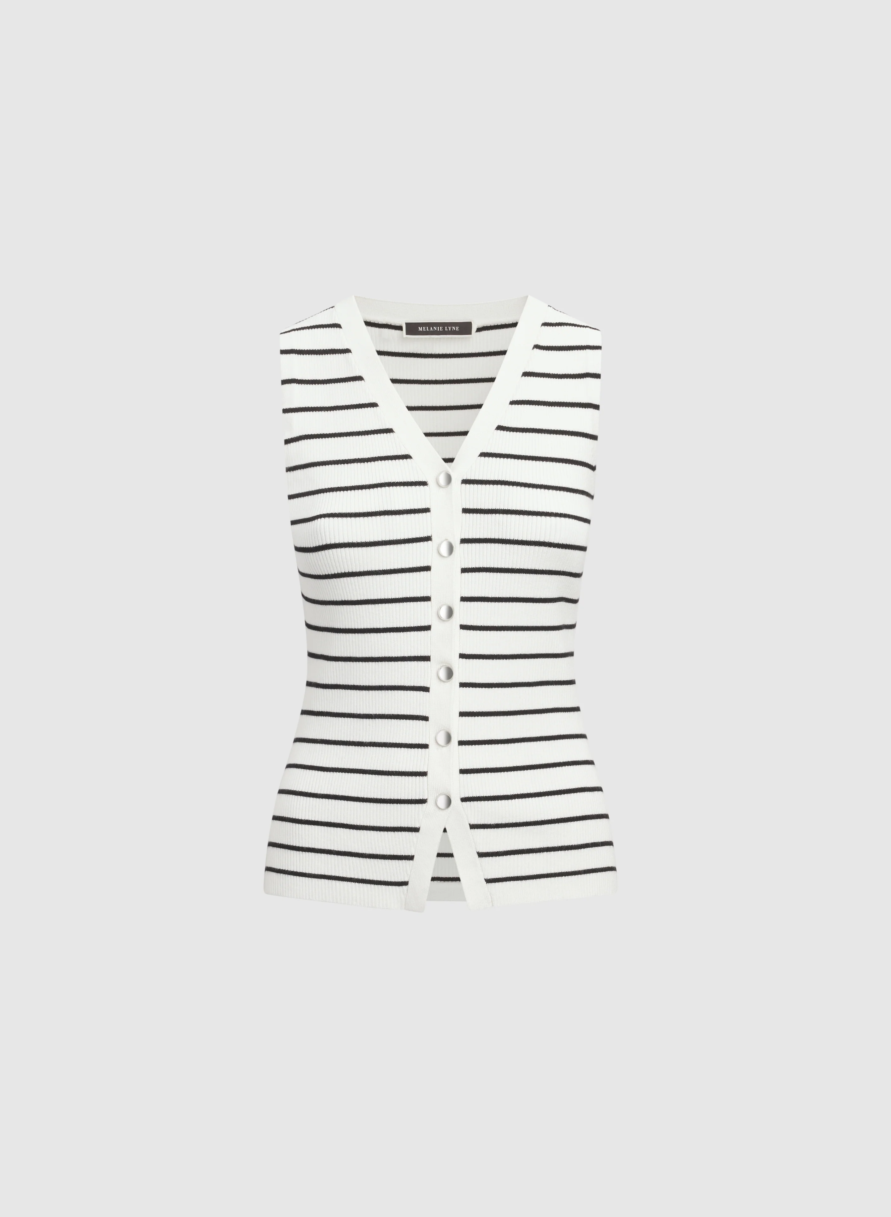 Stripe Knit Vest - Image 6