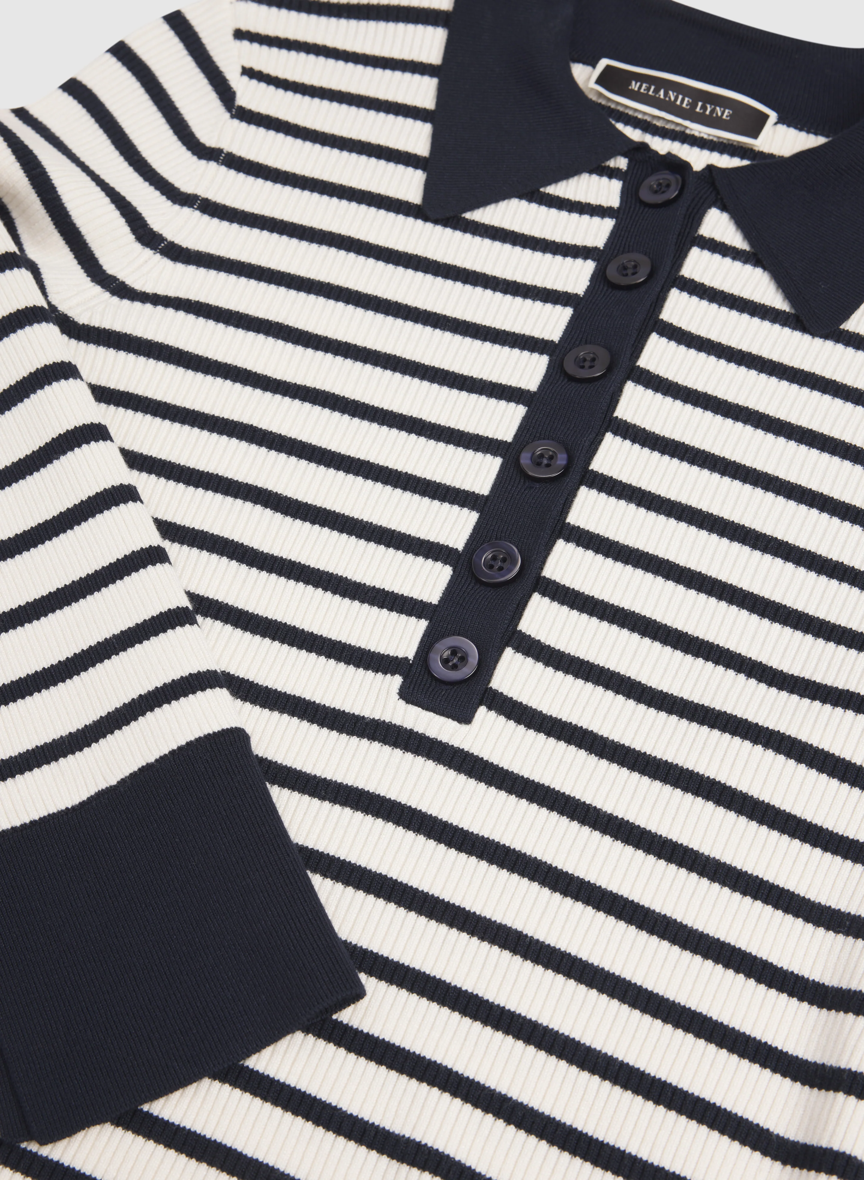 Stripe Polo Pullover - Image 7