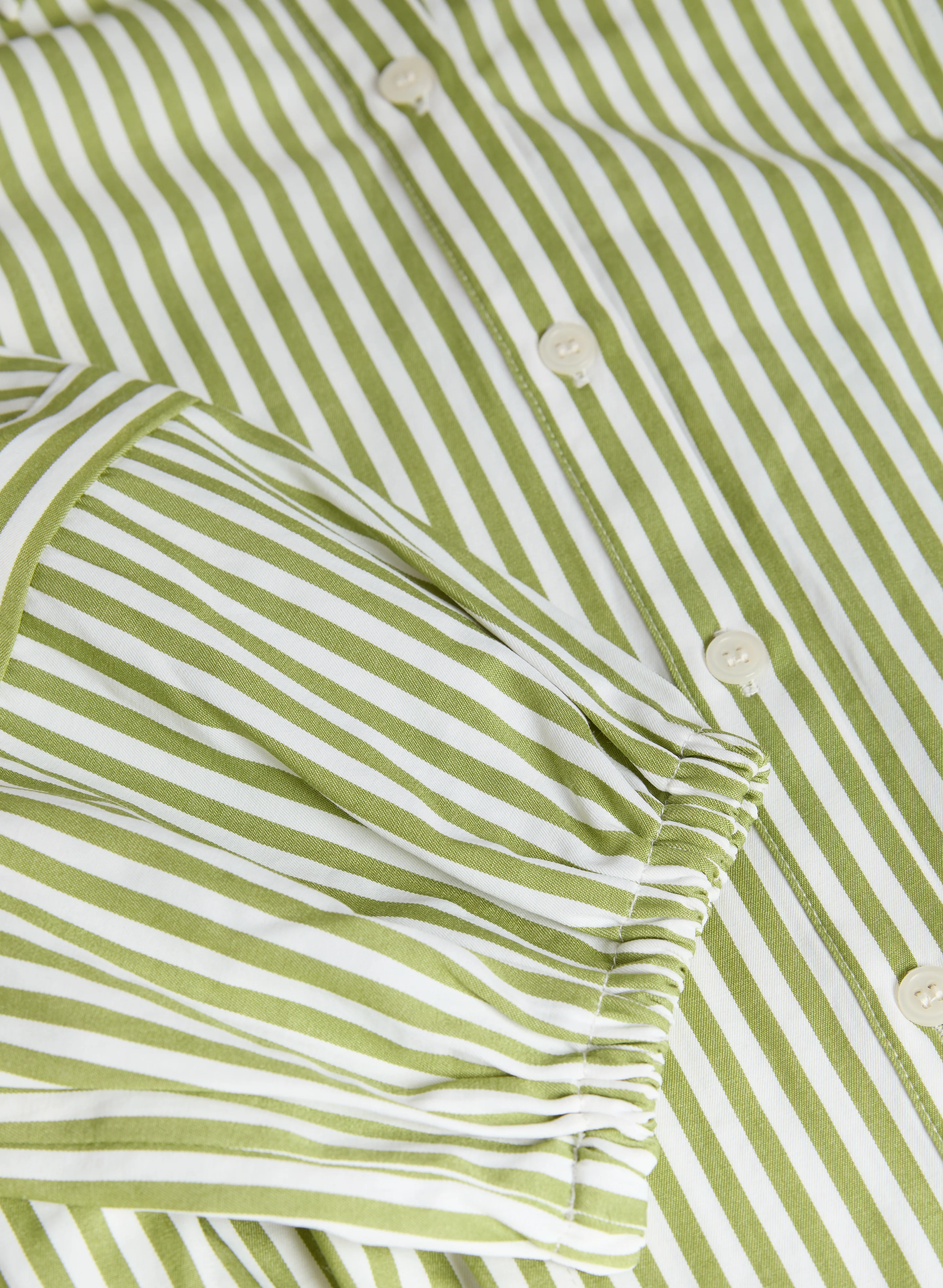 Striped Button-Down Blouse - Image 7