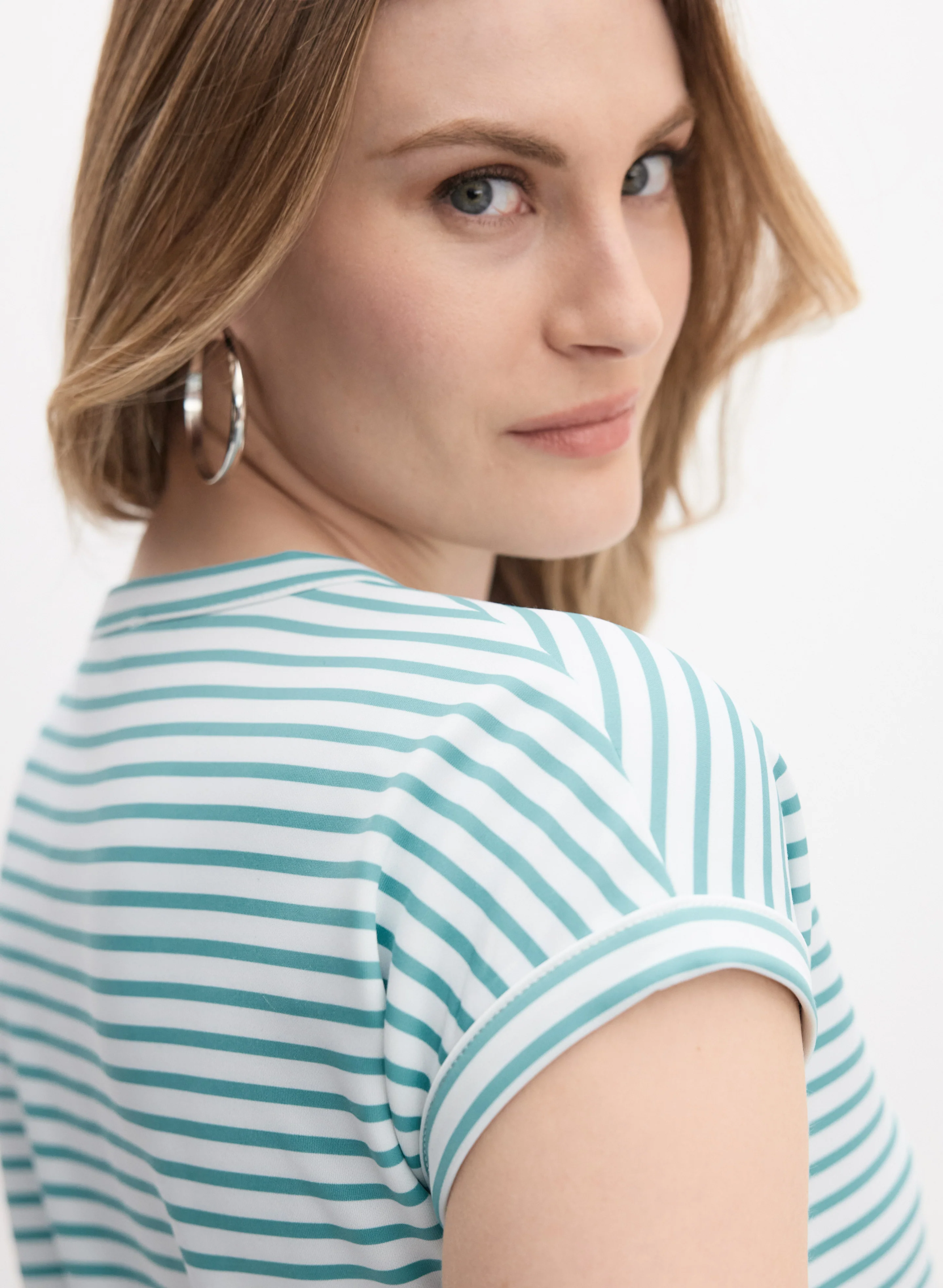 Stripe Print T-Shirt - Image 2