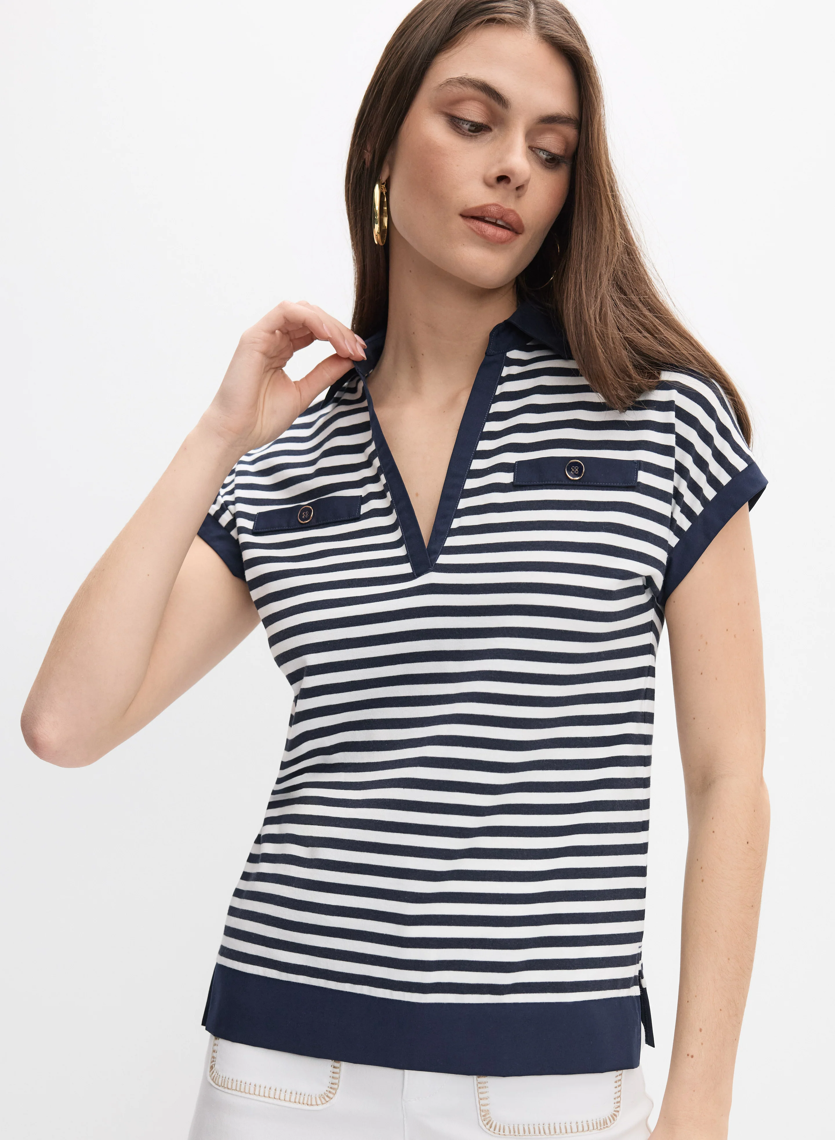 Stripe Short Sleeve T-Shirt