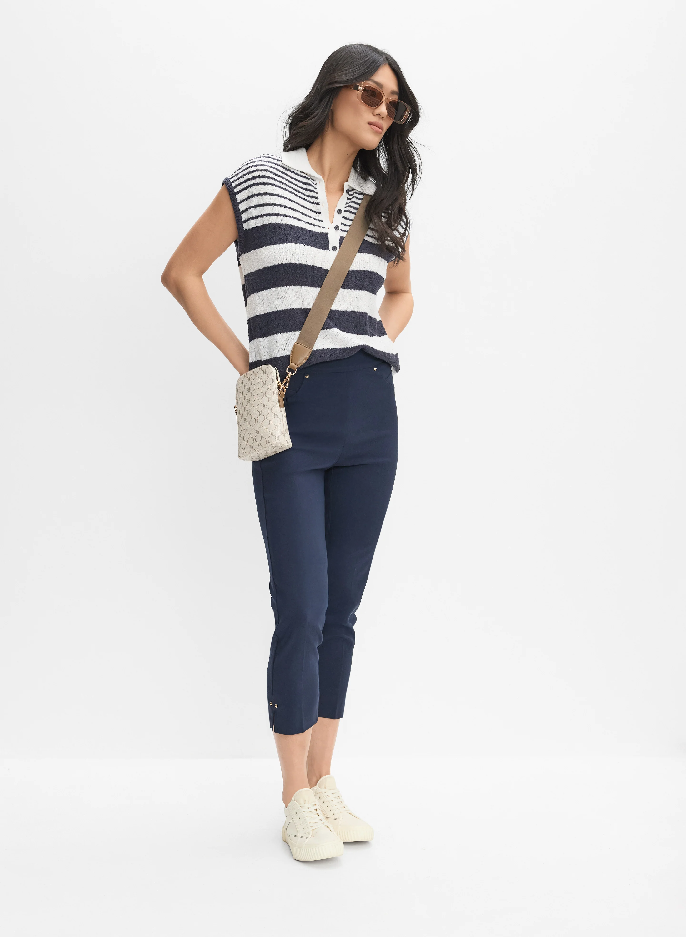 Striped Collar Sweater - Image 3