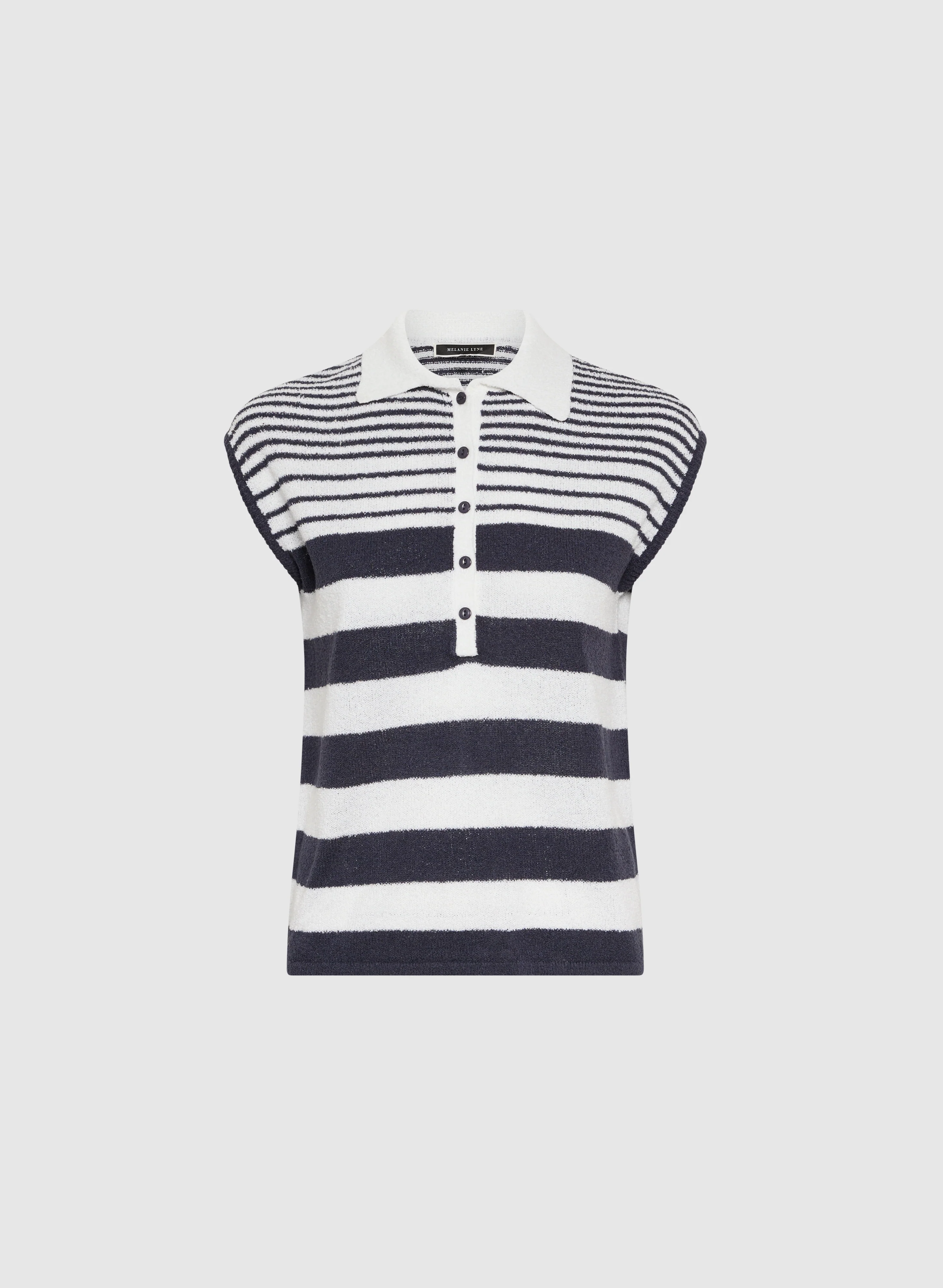 Striped Collar Sweater - Image 6