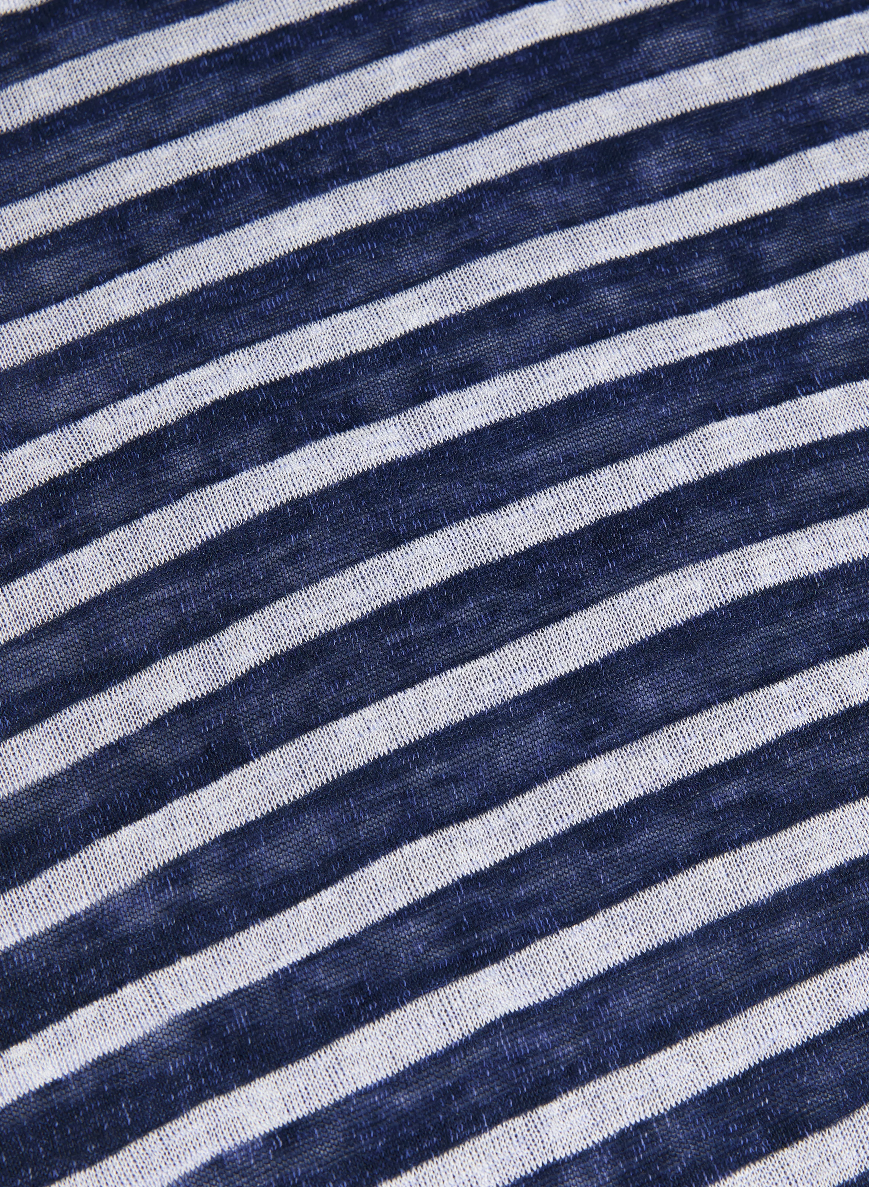 Striped Elbow Sleeve Top - Image 7