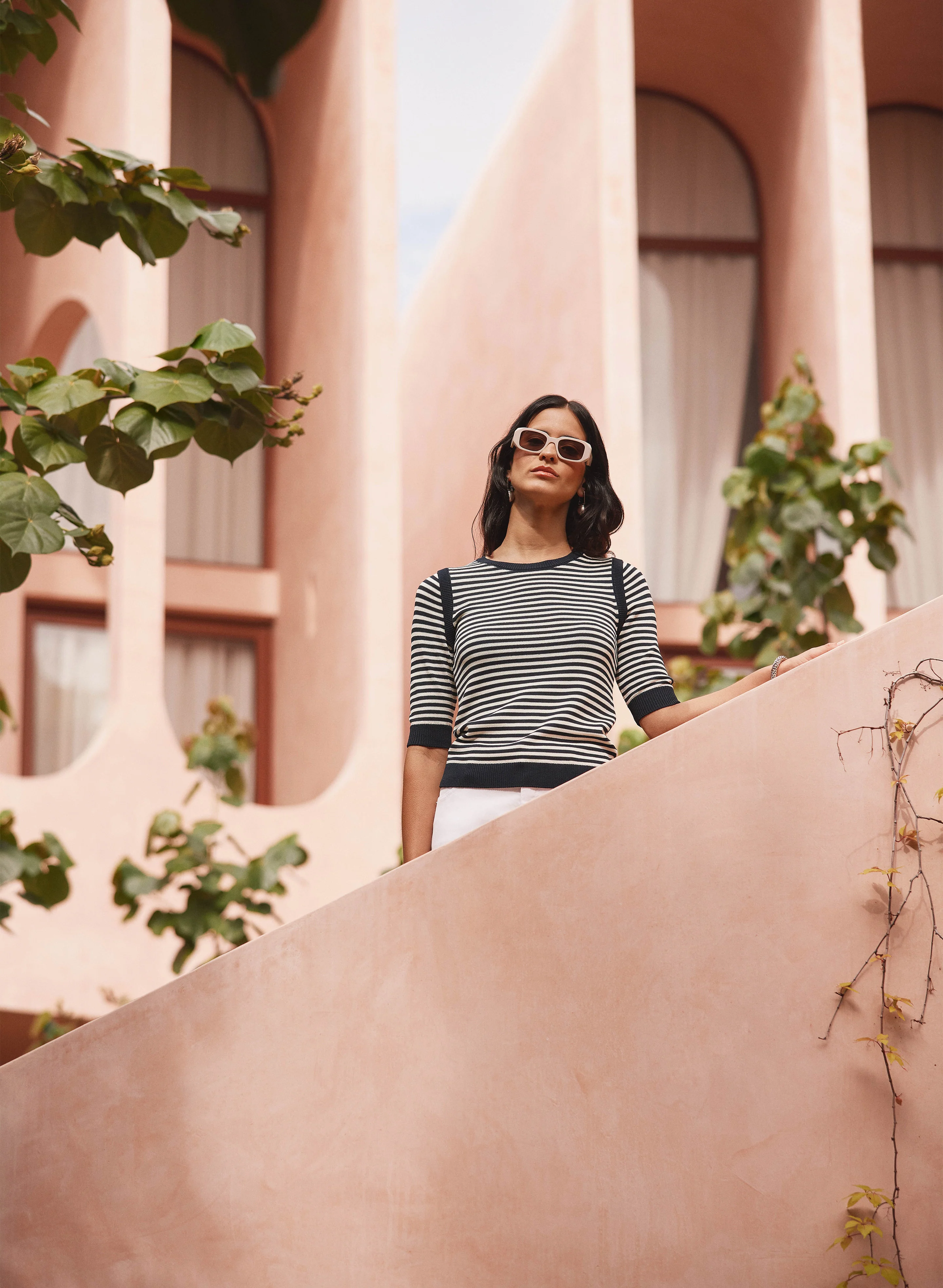 Striped Knit Sweater - Image 2