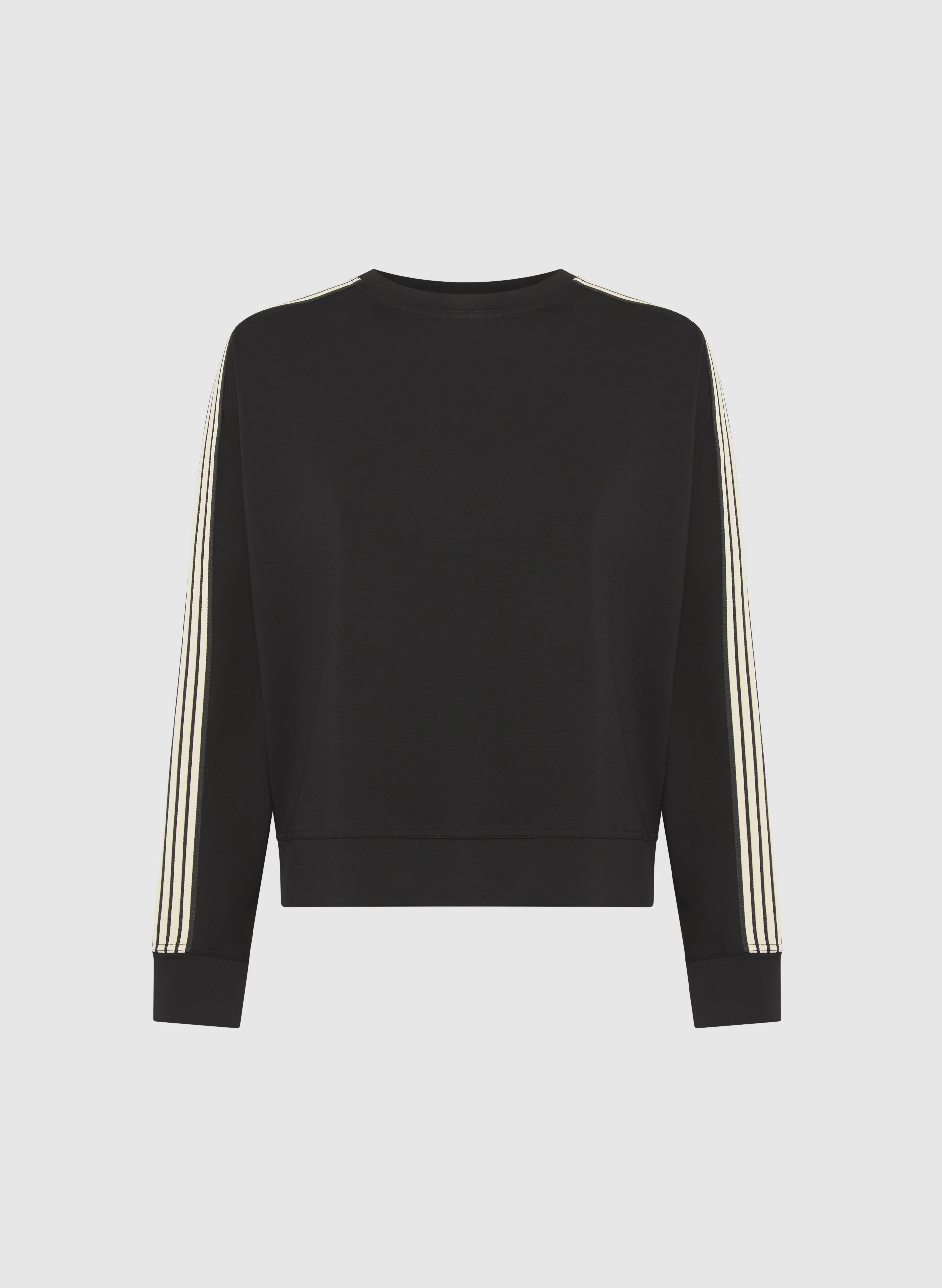 Striped Tape Detail Top - Image 6