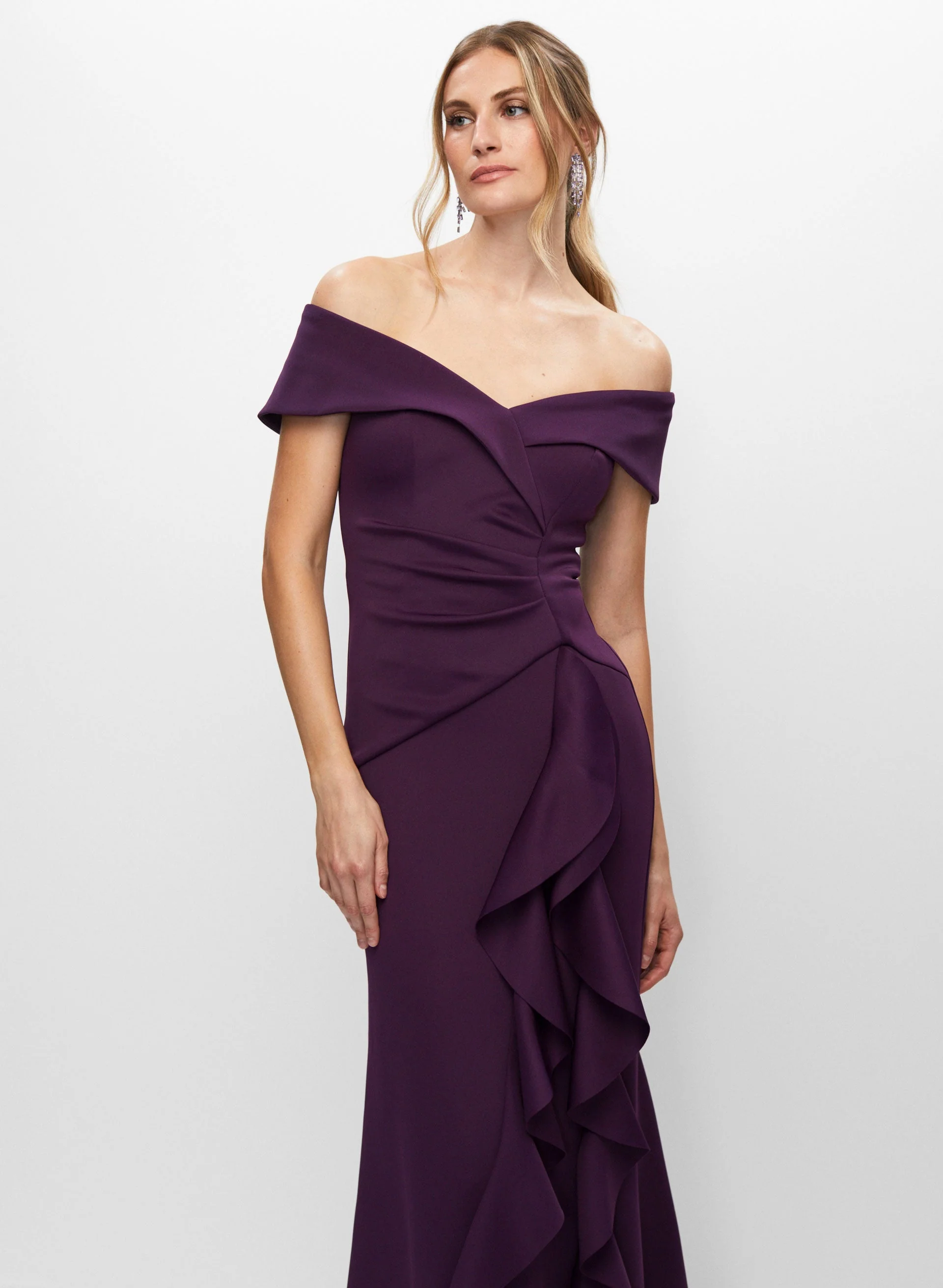 Sweetheart Neck Ruffle Dress - Image 5
