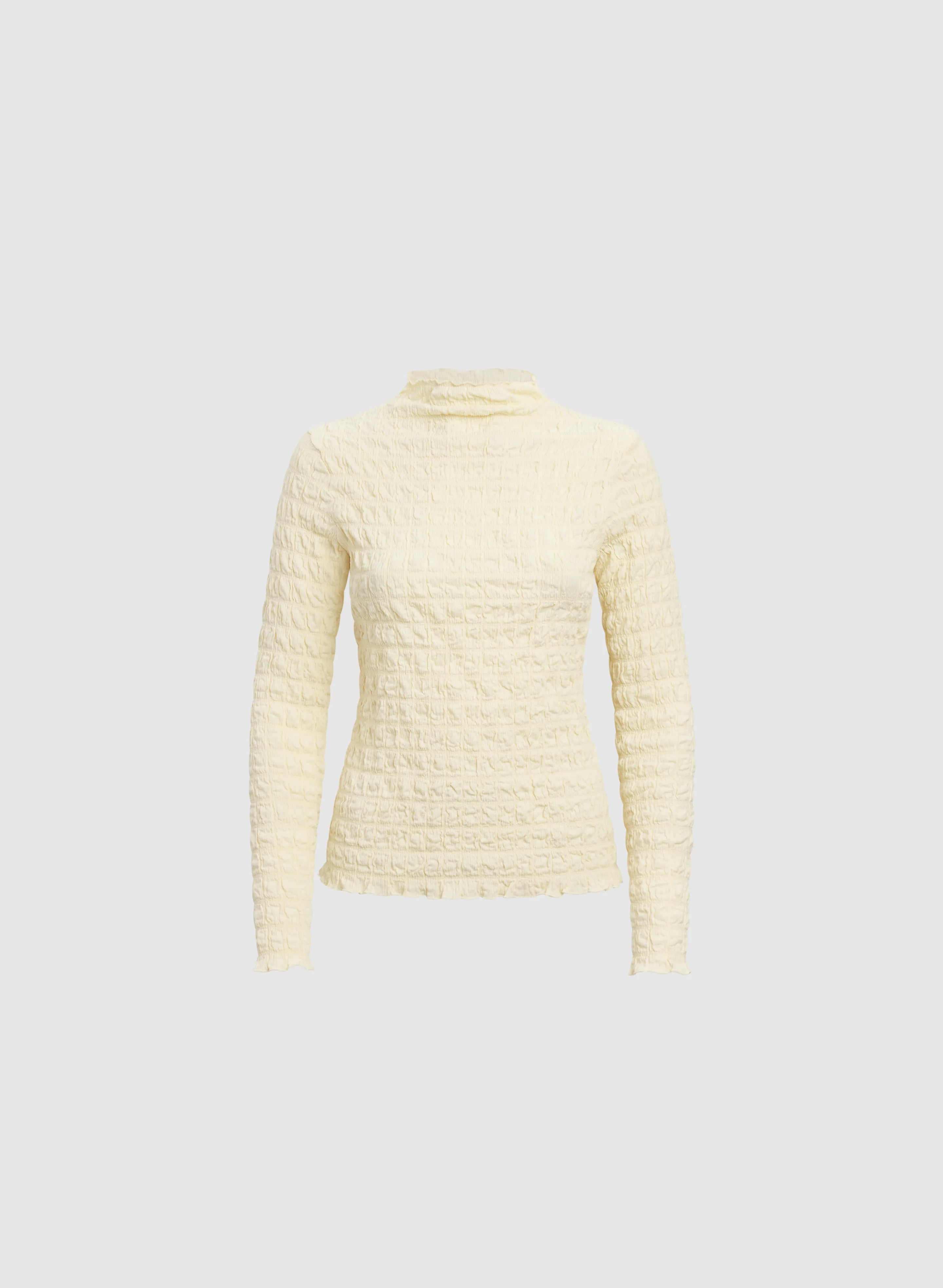 Textured Funnel Neck Top - Image 6