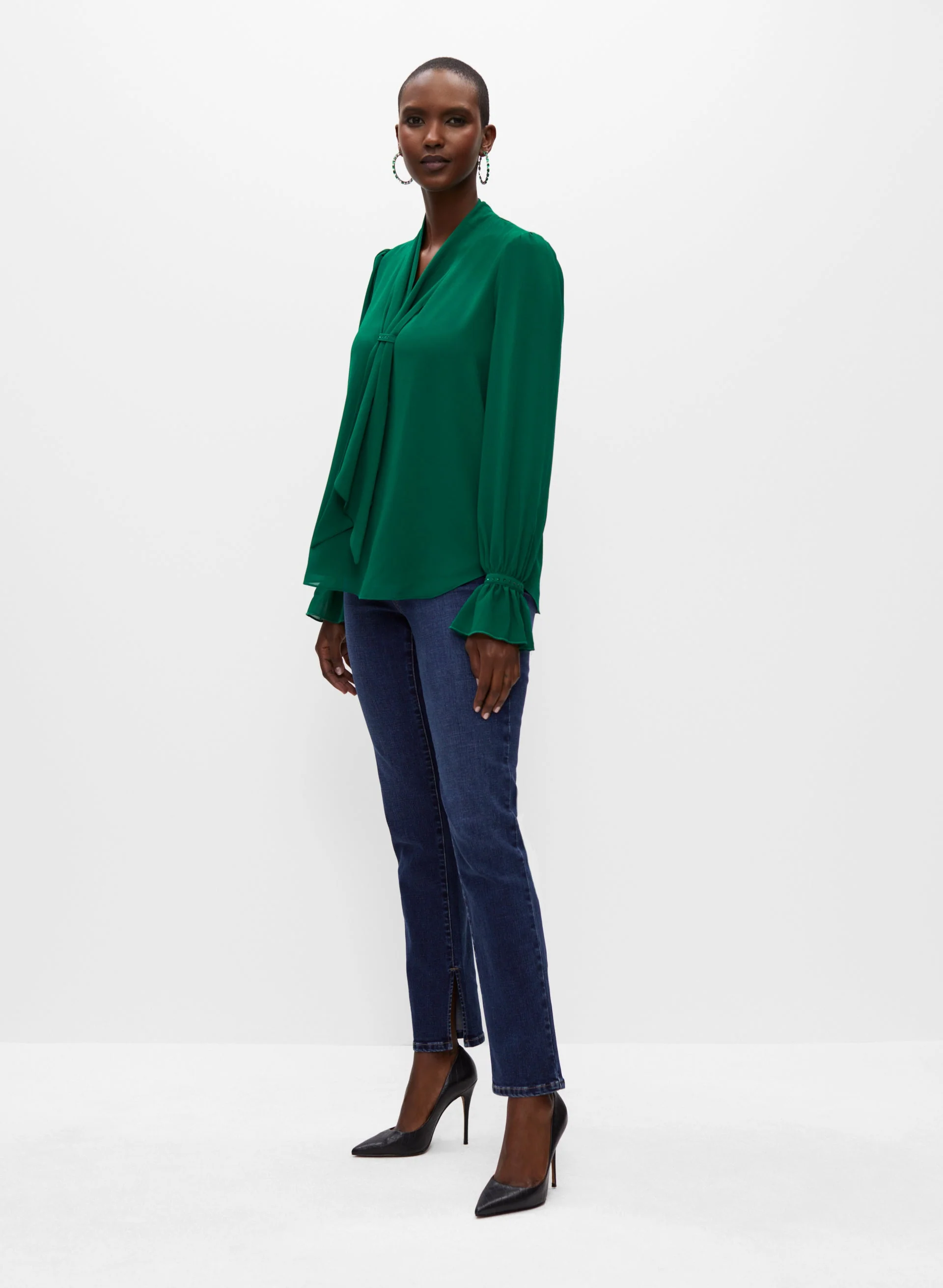 Tie Detail Blouse - Image 3